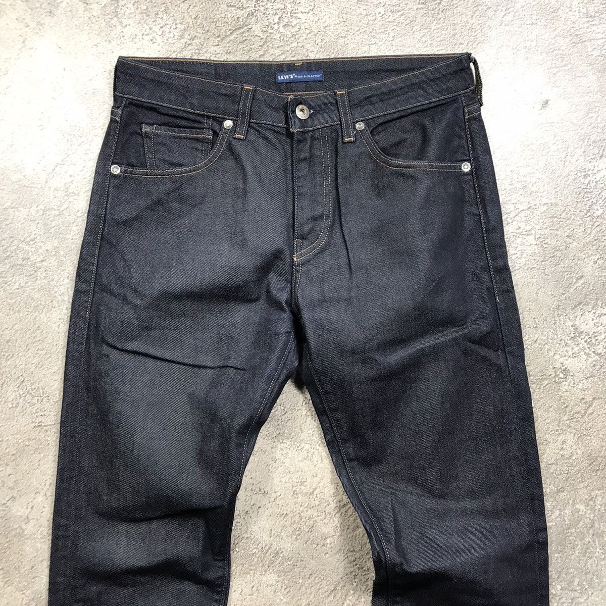 Vintage Vintage 90s Levis Baggy Distressed Black Jeans Grunge 28 Size US 28 / EU 44 - 3 Thumbnail