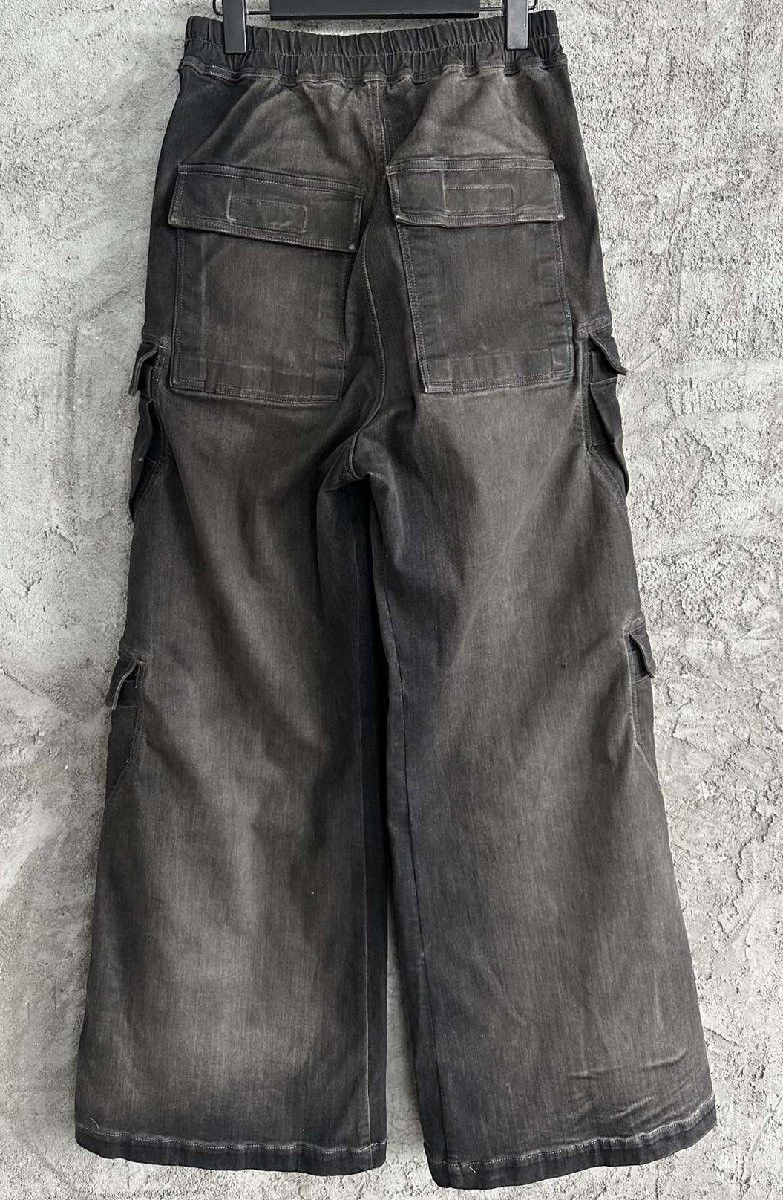 Rick Owens × Rick Owens Drkshdw Rick Owens DRKSHDW Double Cargo Jumbo Belas Pants Size US 33 - 2 Thumbnail