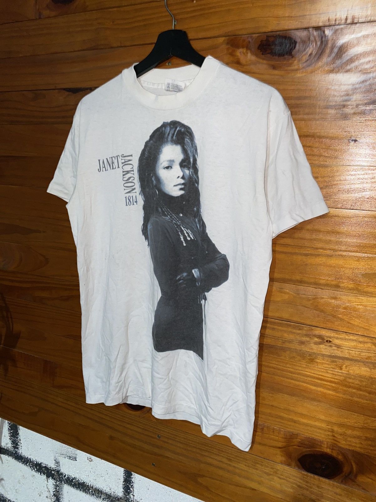 Rap Tees Vintage 1990 Janet Jackson Rhythm Nation World Tour T-Shirt Size US M / EU 48-50 / 2 - 4 Thumbnail