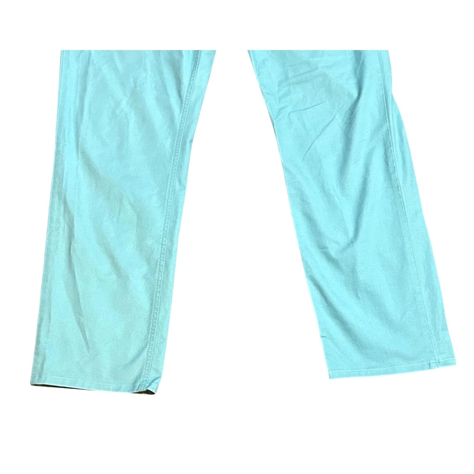 Peter Millar Peter Millar Pants Mens 33x34 Green Teal Performance Five Pocket Golf Slacks Mens Regular Straight Green 5 Pocket Peter Millar Crown Size US 33 - 4 Thumbnail
