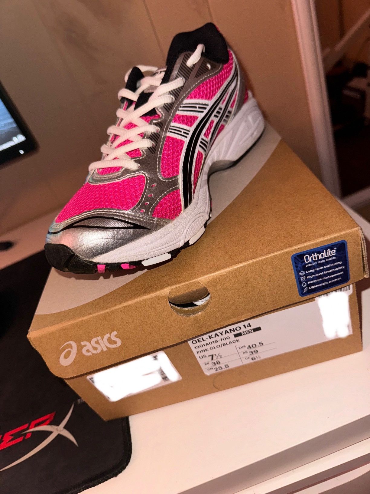 Asics Gel Kayano 14 ‘Pink Glow’ Size US 7.5 / EU 40-41 - 2 Thumbnail