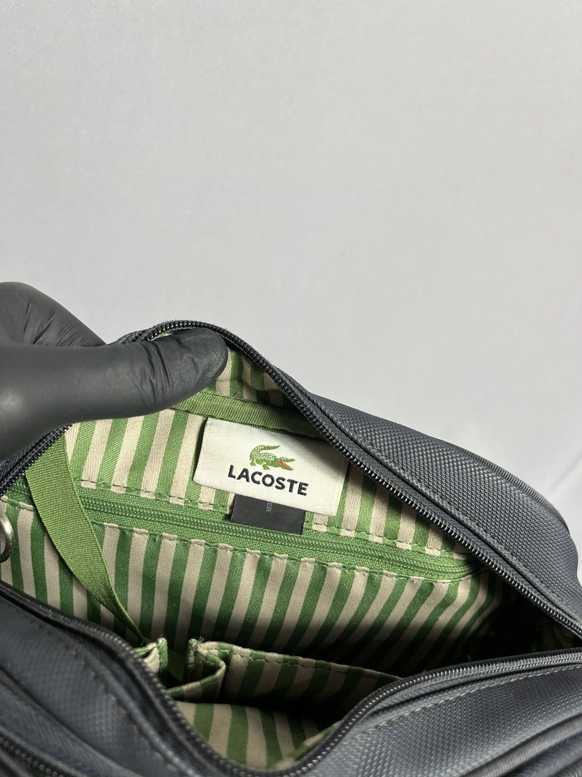Lacoste Lacoste messenger bag onesize blue/gray belt Size ONE SIZE - 9 Thumbnail