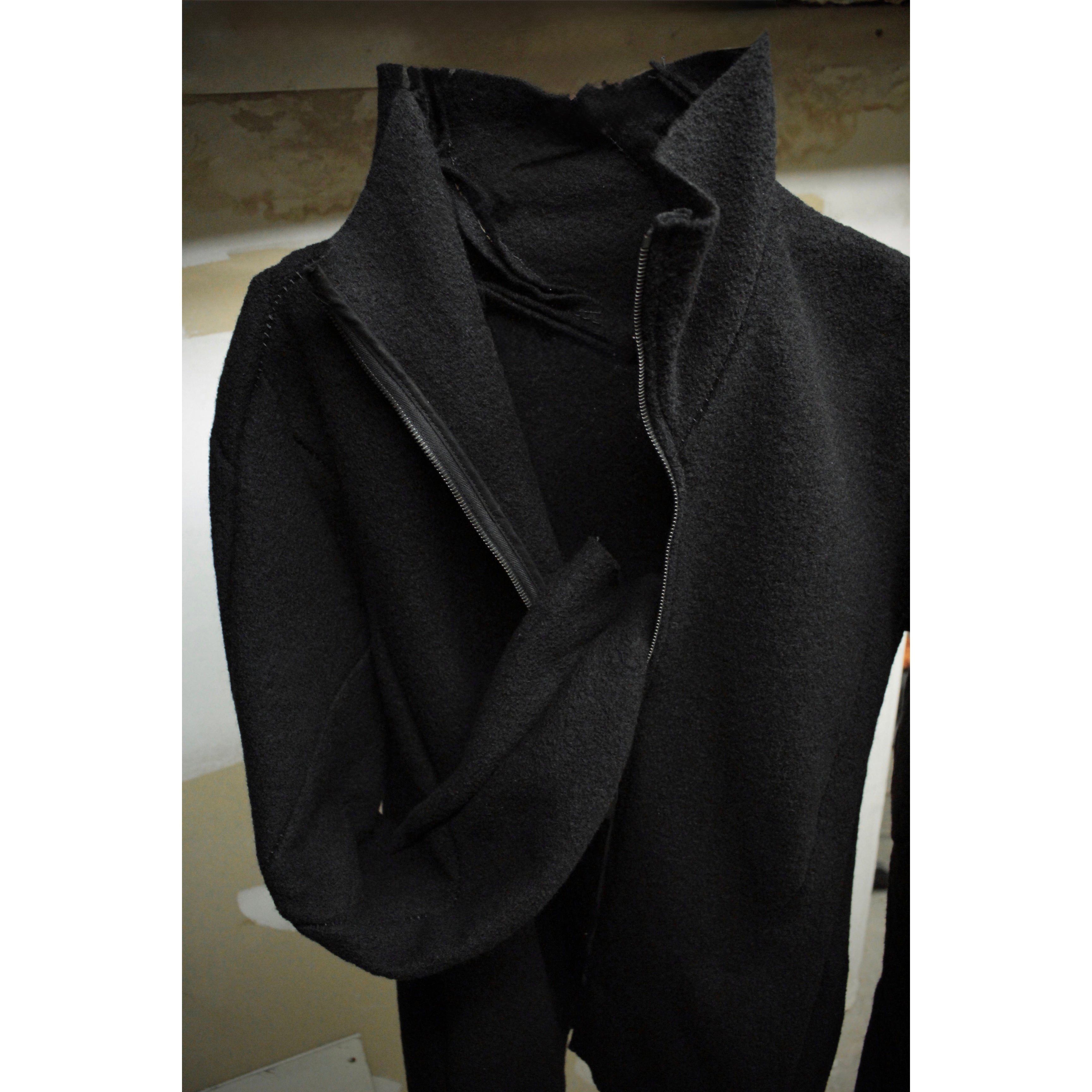 Leon Emanuel Blanck LEON EMANUEL BLANCK Wool Overlock Distortion Strait Jacket Size US S / EU 44-46 / 1 - 4 Thumbnail