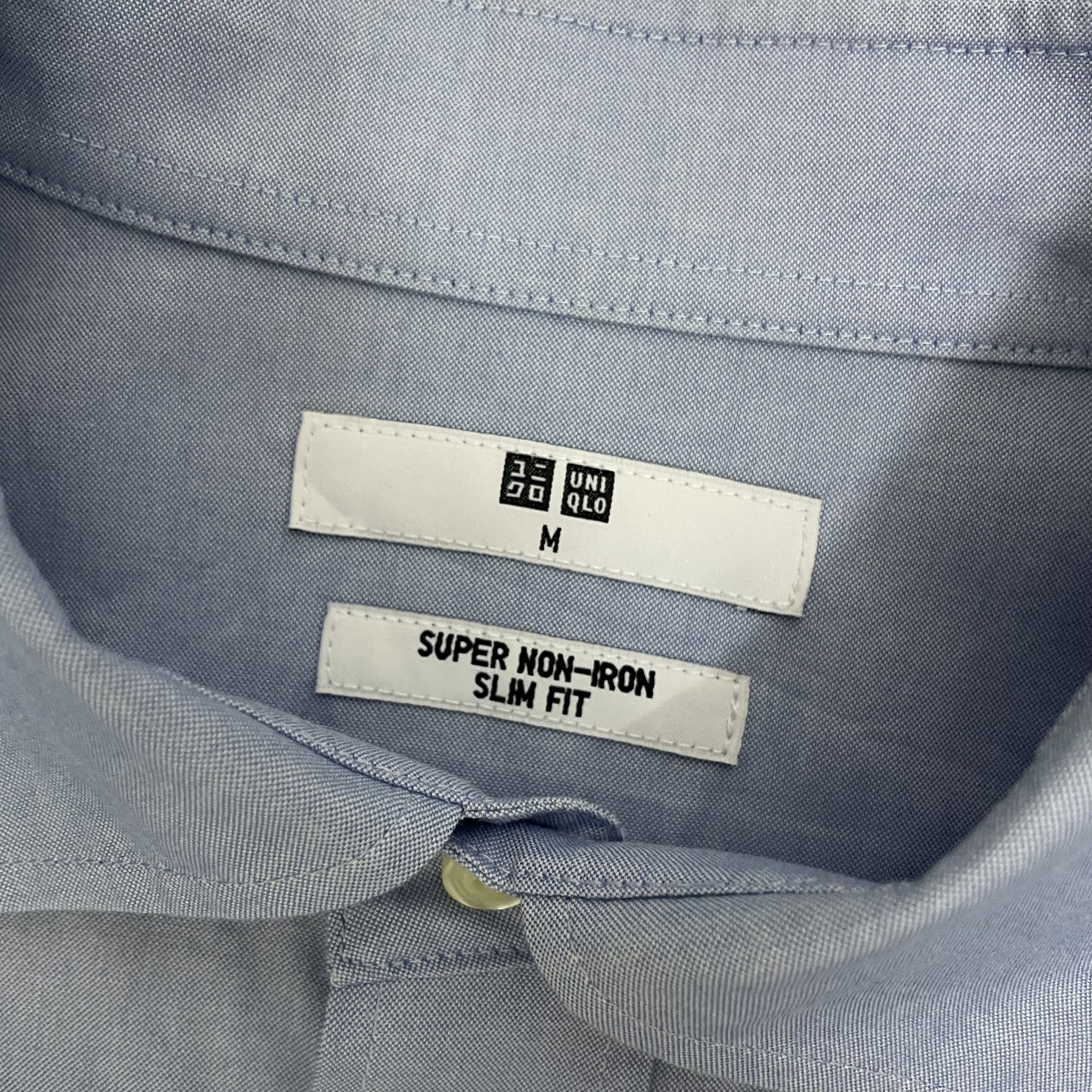 Japanese Brand × Uniqlo ⭐️SALE⭐️ [M] UNIQLO SLIM FIT SUPER NON IRON SHIRT Size US M / EU 48-50 / 2 - 4 Thumbnail