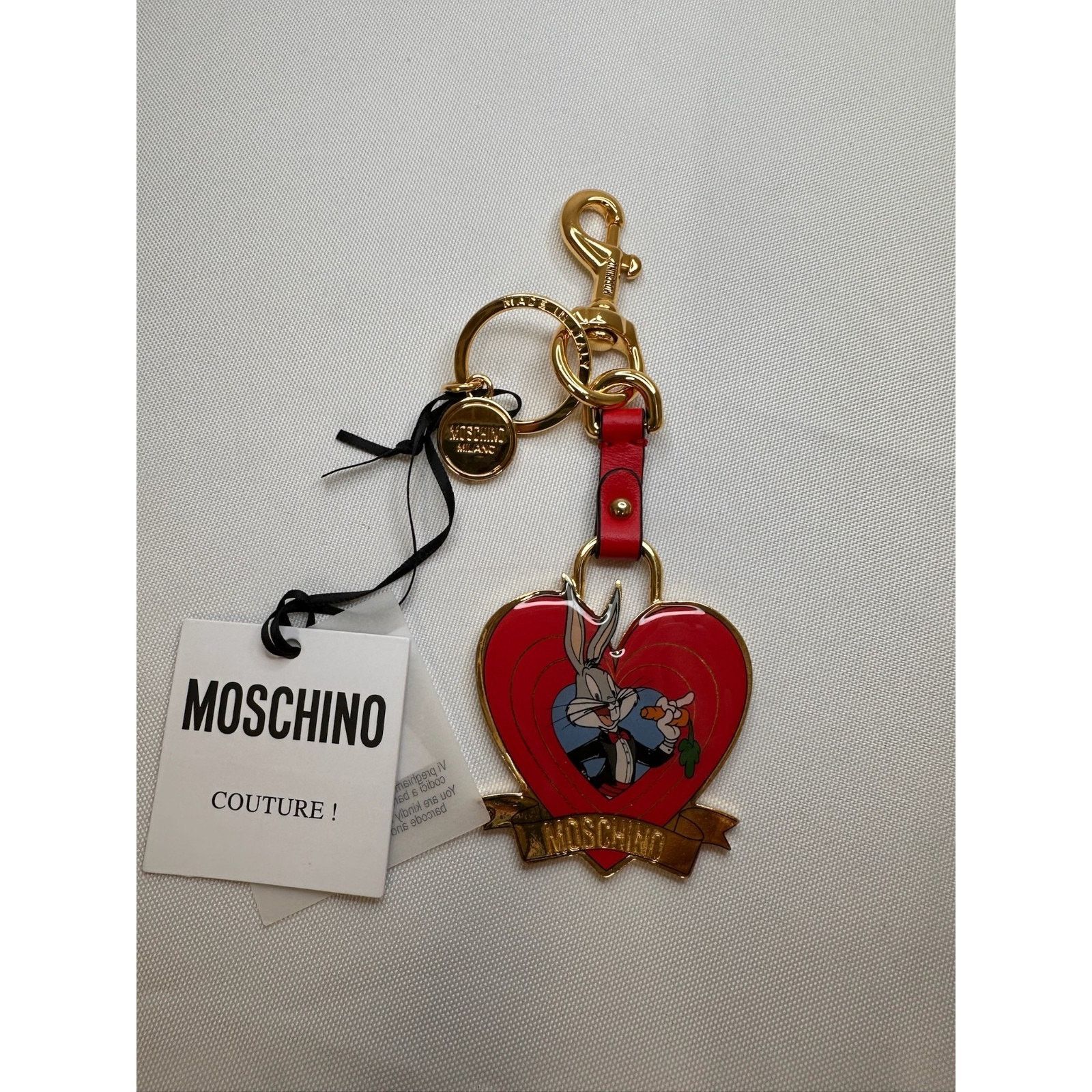 Moschino SS23 MOSCHINO Couture Jeremy Scott Bugs Bunny Heart Keychain Size ONE SIZE - 3 Thumbnail
