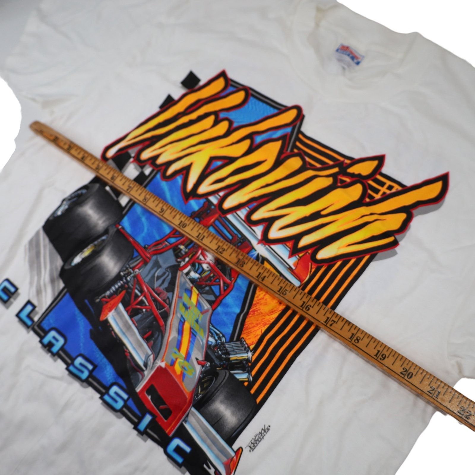 Vintage Vintage Vukovich Classic Sprint Car Racing Graphic T Shirt Size US L / EU 52-54 / 3 - 6 Thumbnail