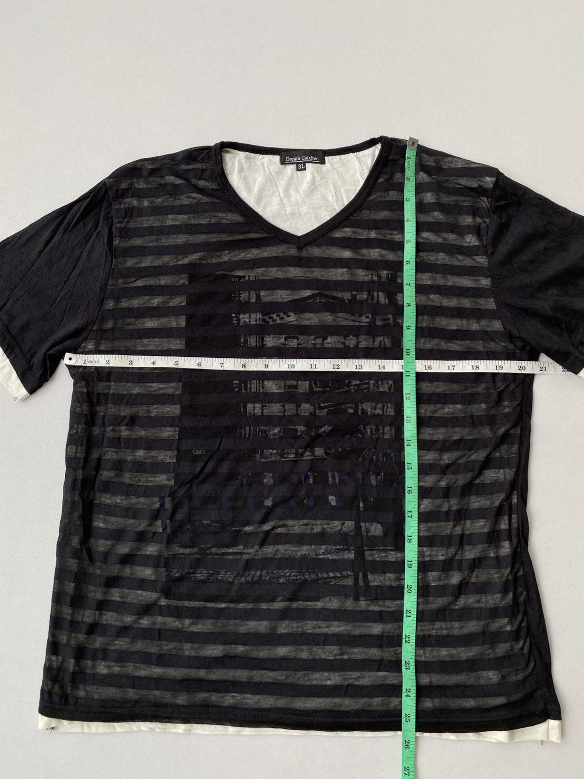 Japanese Brand Double Layer Stripe Y2K Undefined Japan Size US L / EU 52-54 / 3 - 7 Thumbnail