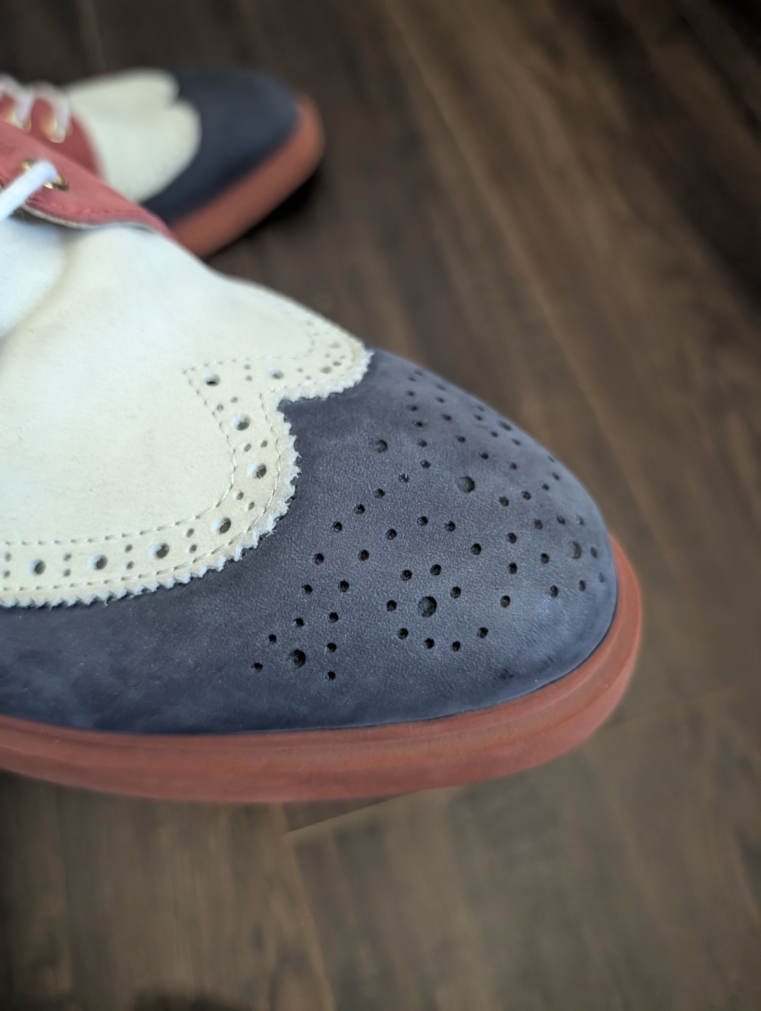 Thom Browne Suede Wingtip Brogue Boots Made in Italy sz 8 Size US 8 / EU 41 - 9 Thumbnail