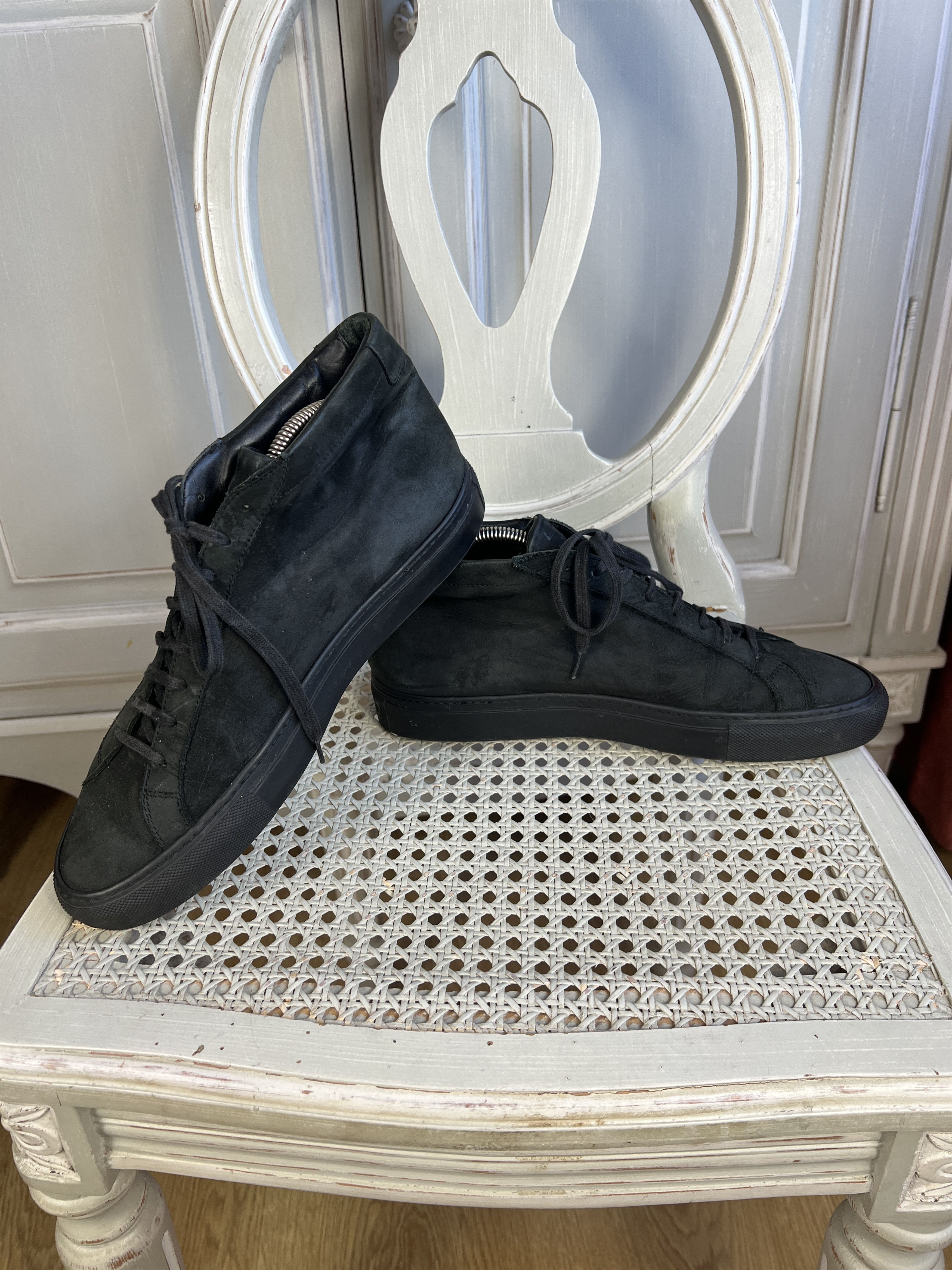 Common Projects COMMON PROJECTS ORIGINALS ACHILLES HIGH BLACK EUR 42 Size US 9 / EU 42 - 5 Thumbnail