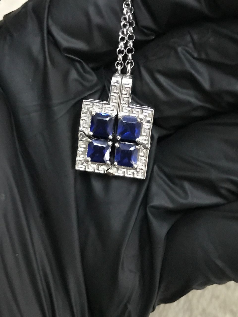 Japanese Brand × Sterling Silver Magnetic two-tone stone pendant silver chain Size ONE SIZE - 6 Thumbnail