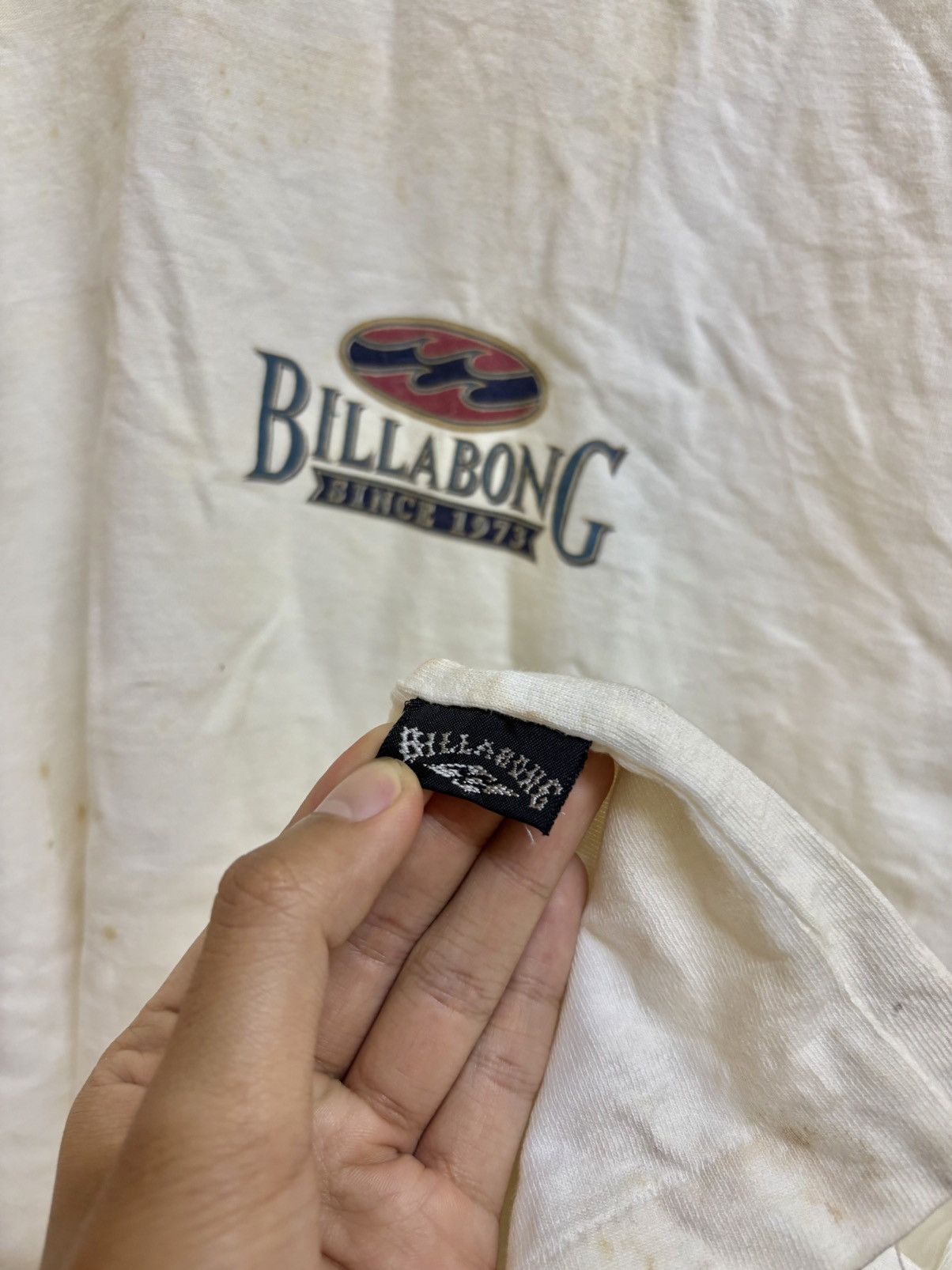 Vintage 90s Billabong Big OG Logo Surfing