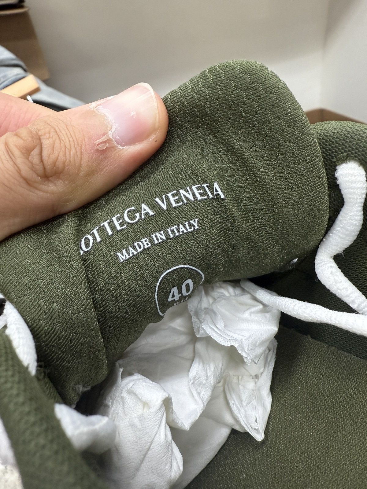 Bottega Veneta Bottega Venata Olive Sneaker Size US 7 / EU 40 - 7 Thumbnail