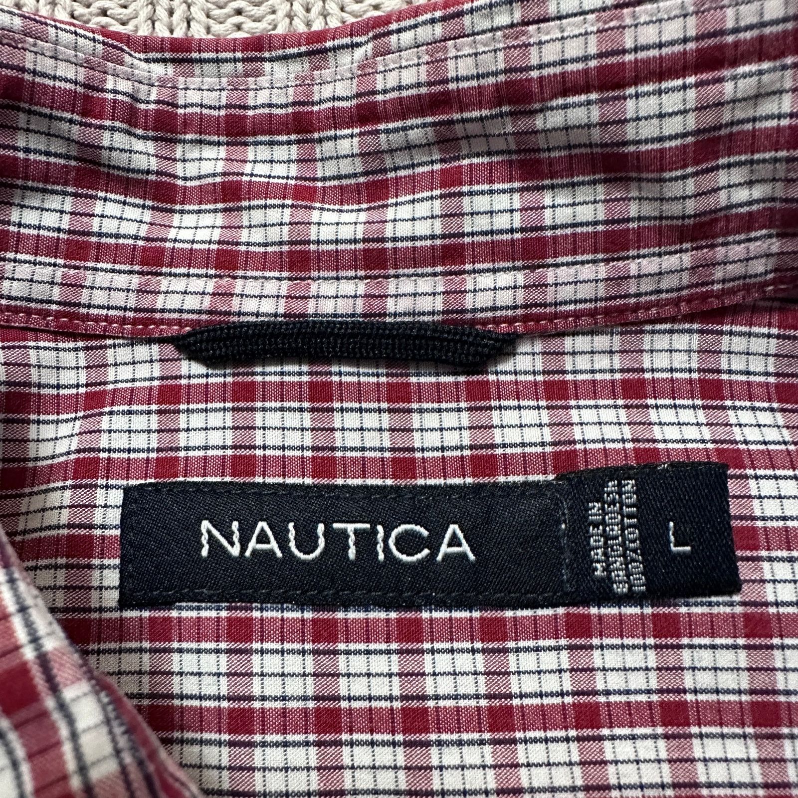 Nautica Nautica red plaid short sleeve button down Size US L / EU 52-54 / 3 - 5 Thumbnail