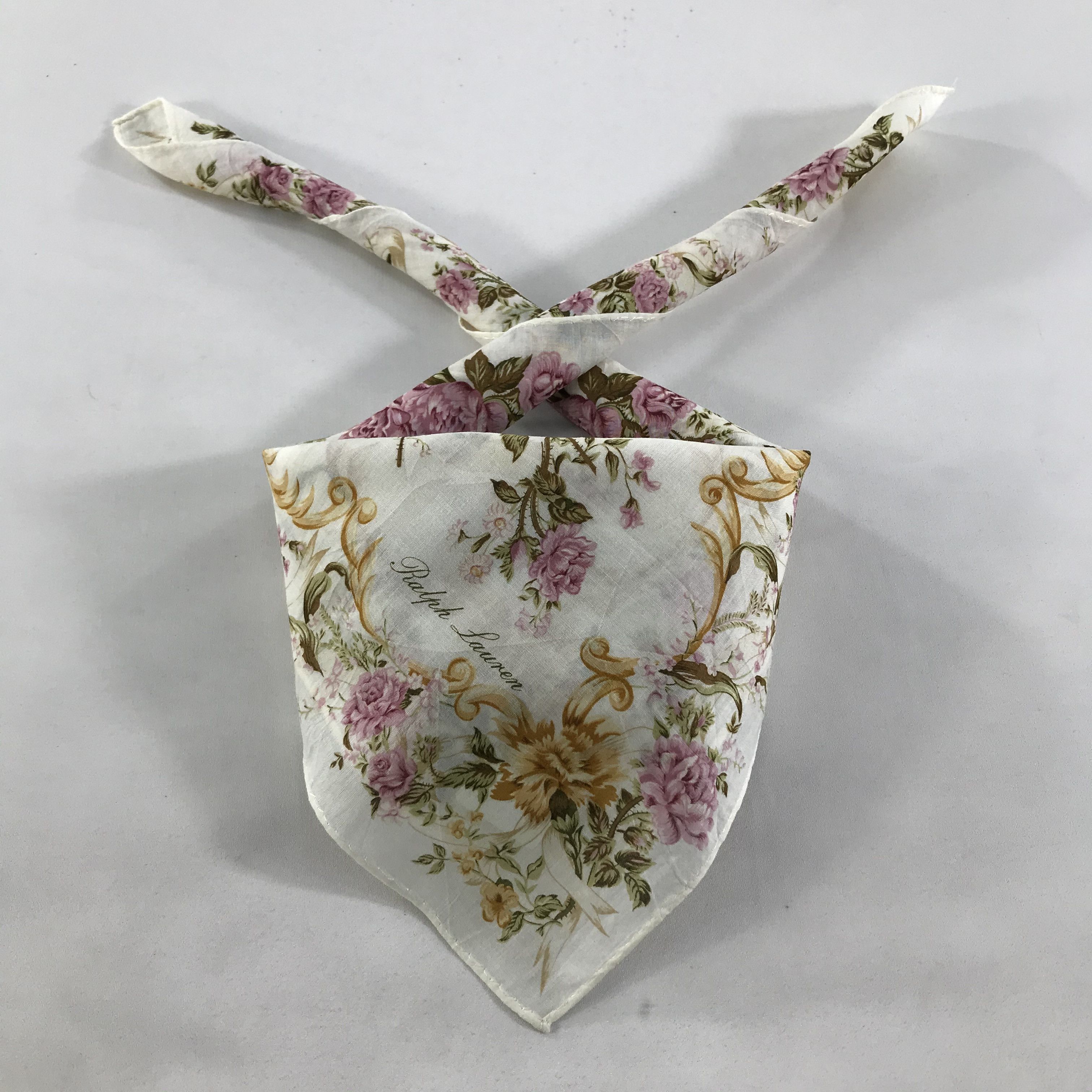 Ralph Lauren × Vintage Ralph Lauren Bandana / Handkerchief / Neckerchief - S1505 Size ONE SIZE - 3 Thumbnail