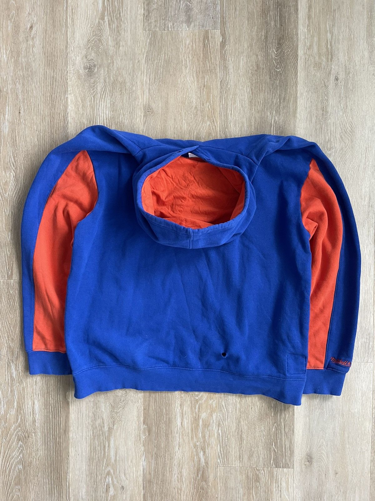 Mitchell & Ness × Vintage VINTAGE Y2K MITCHELL & NESS HEAVYWEIGHT HOODIE Size US XL / EU 56 / 4 - 13 Thumbnail