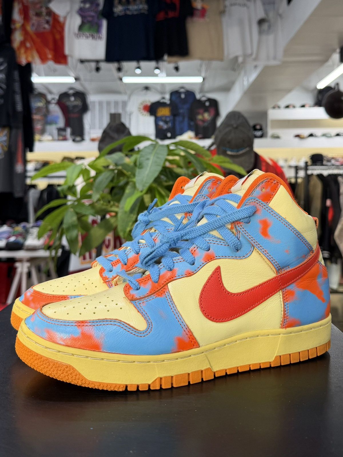 Nike Nike Dunk High 1985 Orange Acid Wash Size 10 (2022) Size US 10 / EU 43 - 1 Thumbnail