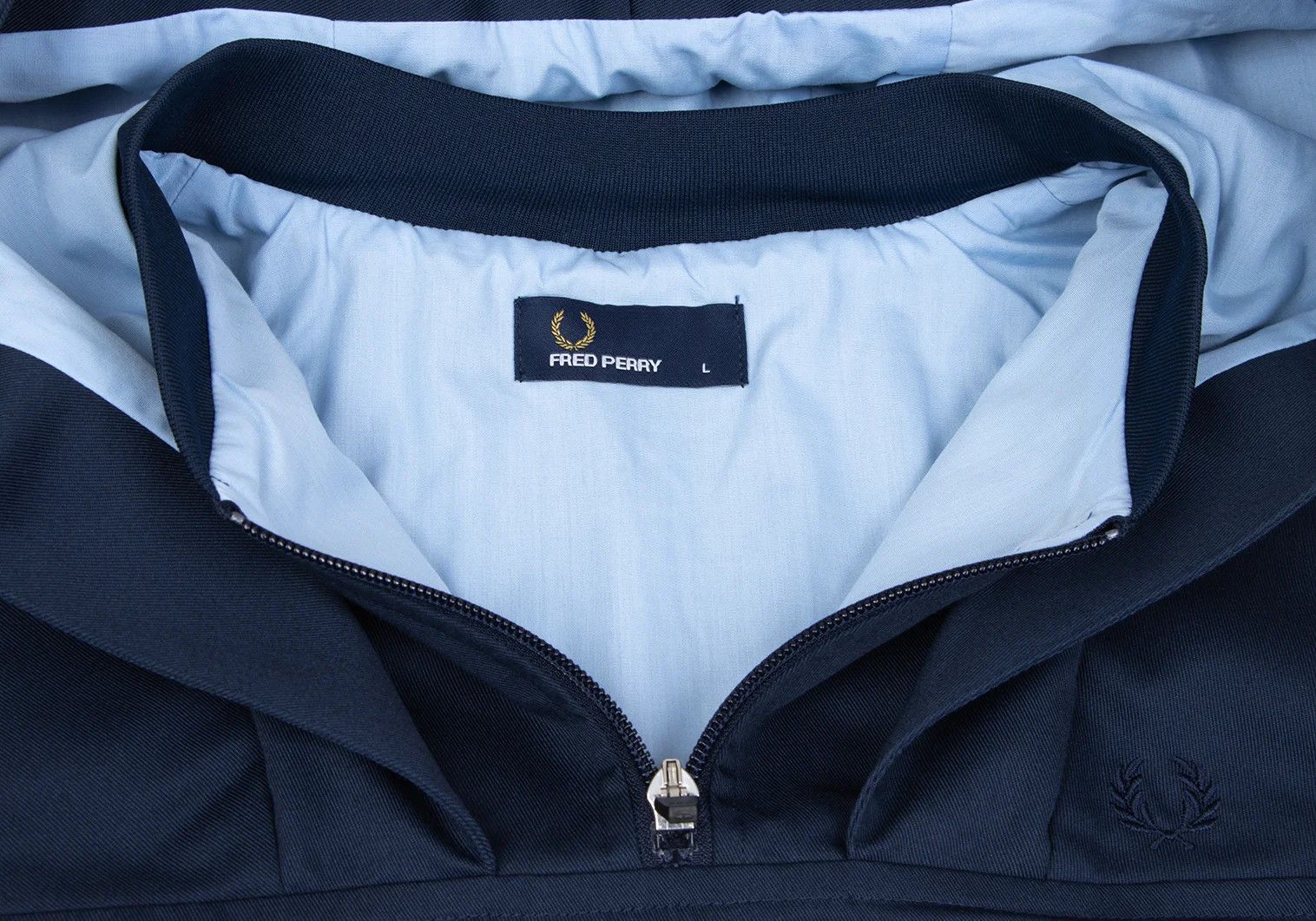 Fred Perry Hooded Anorak Hoodie in Navy, Size L Size US L / EU 52-54 / 3 - 6 Thumbnail