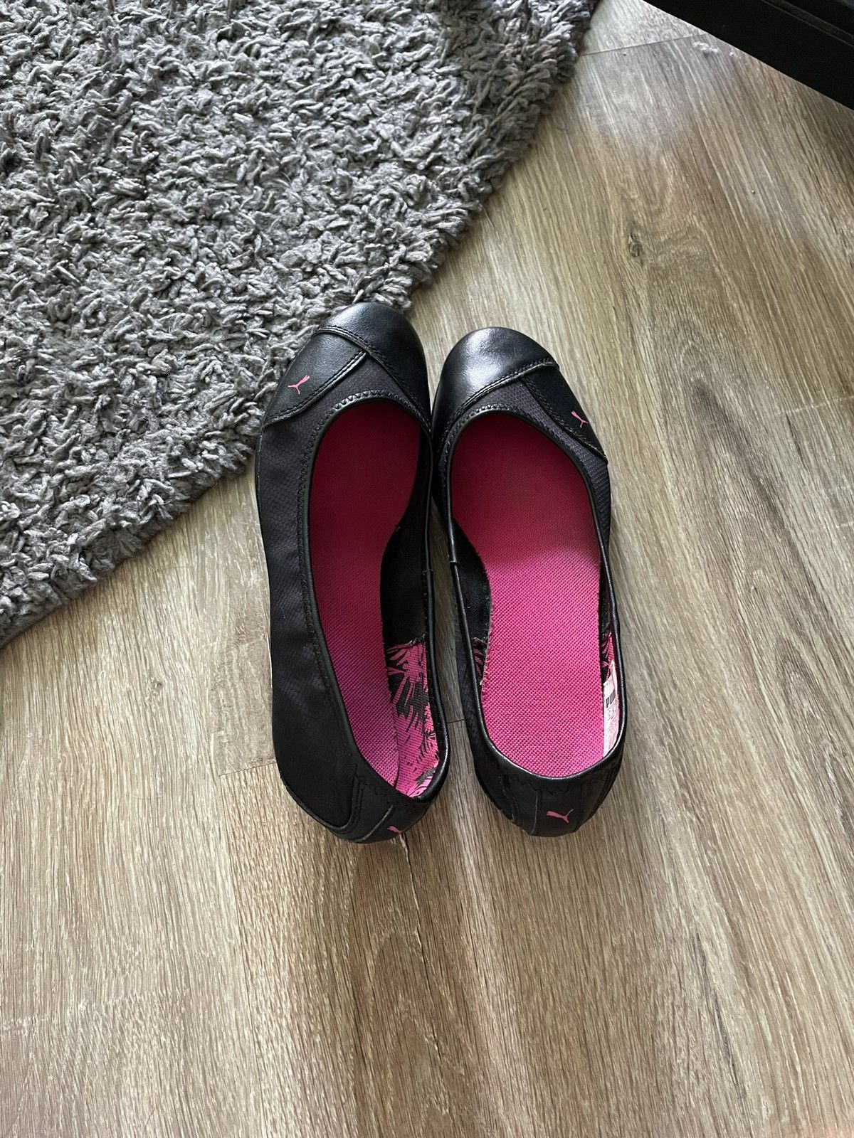 Puma × Vintage Vintage 00s Puma Ballet Flats Y2K Speedcat Princess Shoes Size US 7.5 / IT 37.5 - 4 Thumbnail