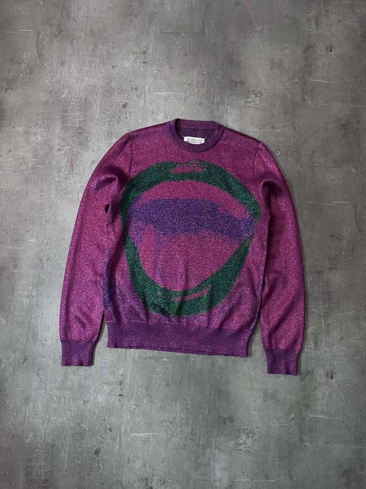 Maison Margiela Maison Margiela A/W 2015 Glitter lips sweater Size US S / EU 44-46 / 1 - 7 Thumbnail