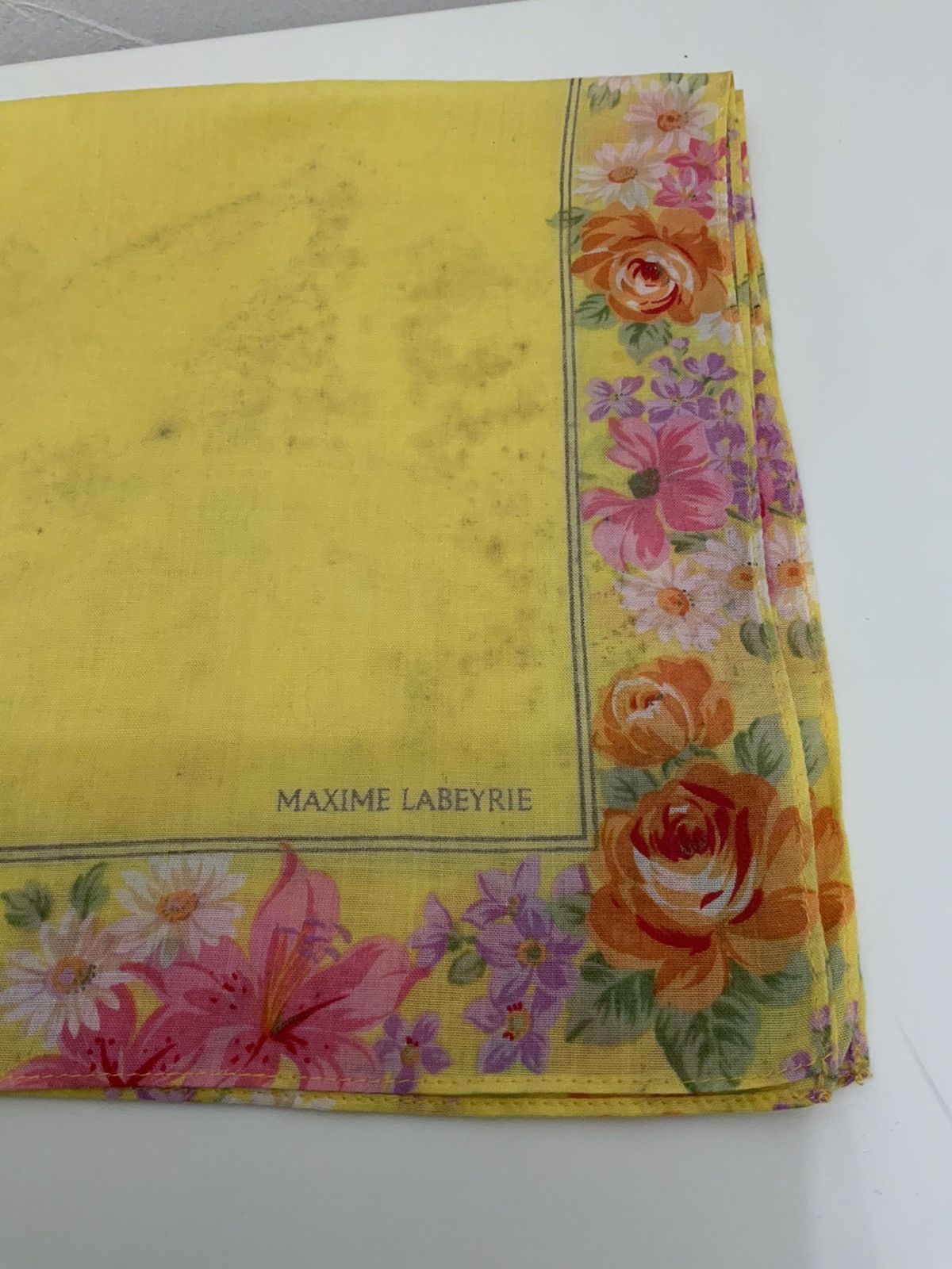 Japanese Brand Maxime Labeyrie Handkerchief Bandana Size ONE SIZE - 8 Thumbnail
