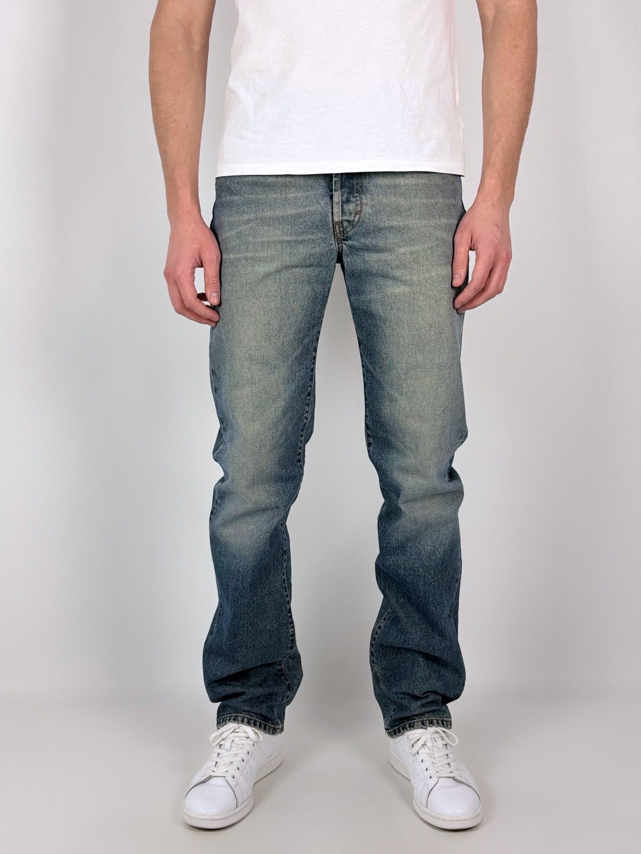 Diesel Y2K Vintage Diesel Regulated Washed Denim Jeans Size US 31 - 1 Thumbnail