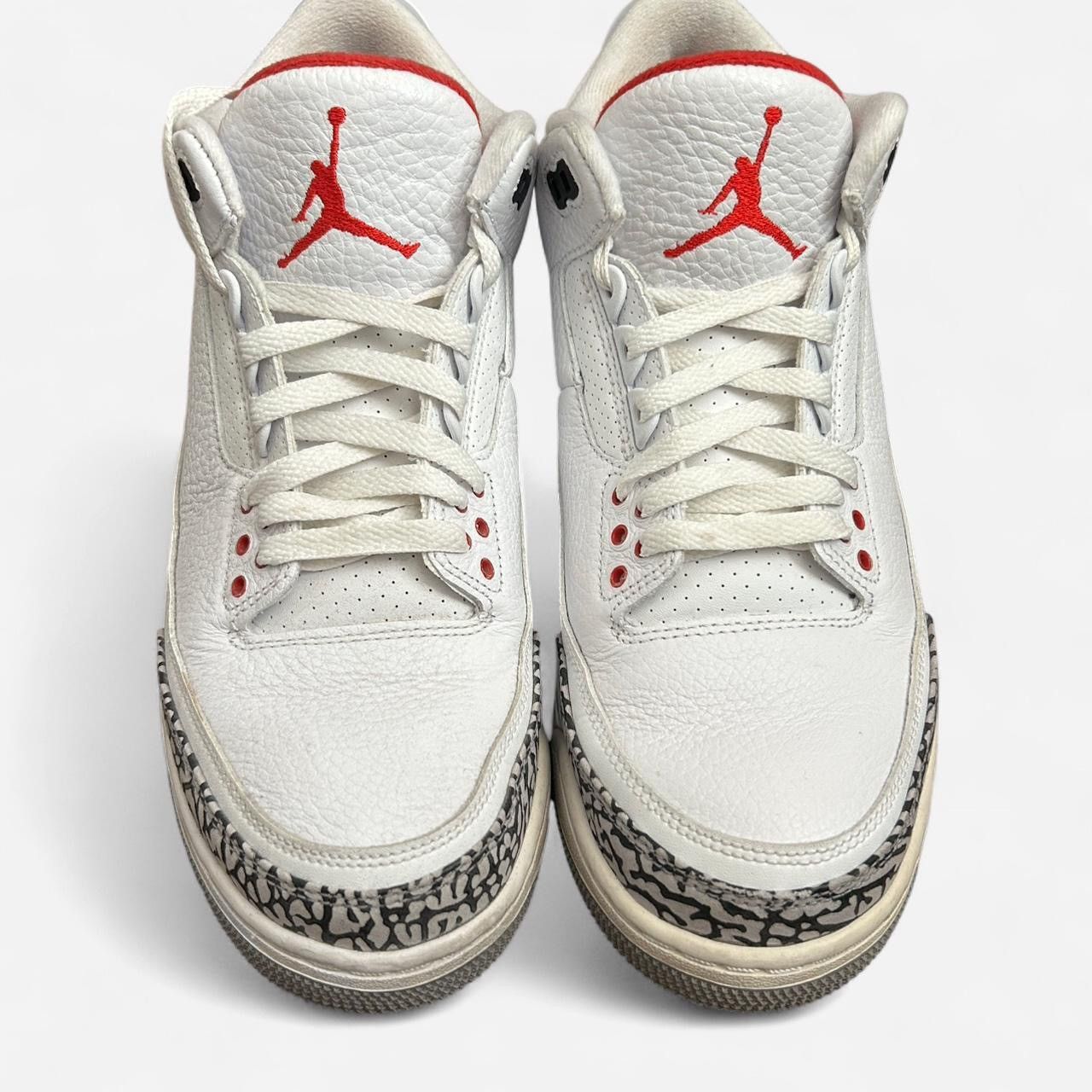 Jordan Brand *CUSTOM* Air Jordan 3 White Cement Size US 10 / EU 43 - 3 Thumbnail