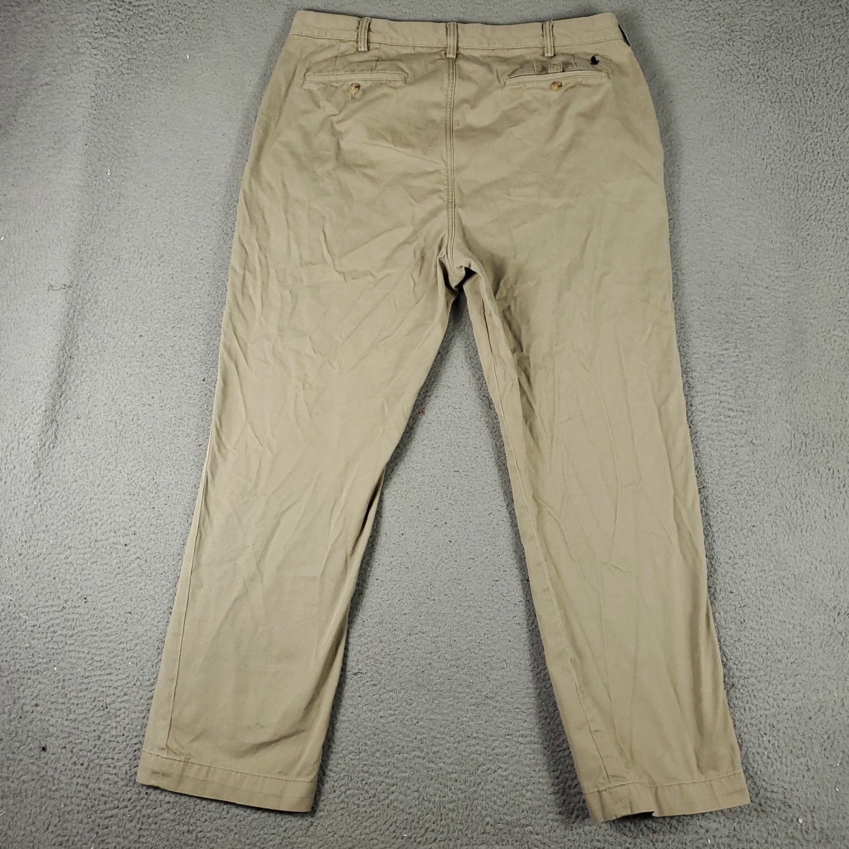Ralph Lauren Ralph Lauren Pants Mens 38x31 Beige Chino Flat Front Straight Leg Cotton Size US 38 / EU 54 - 7 Thumbnail