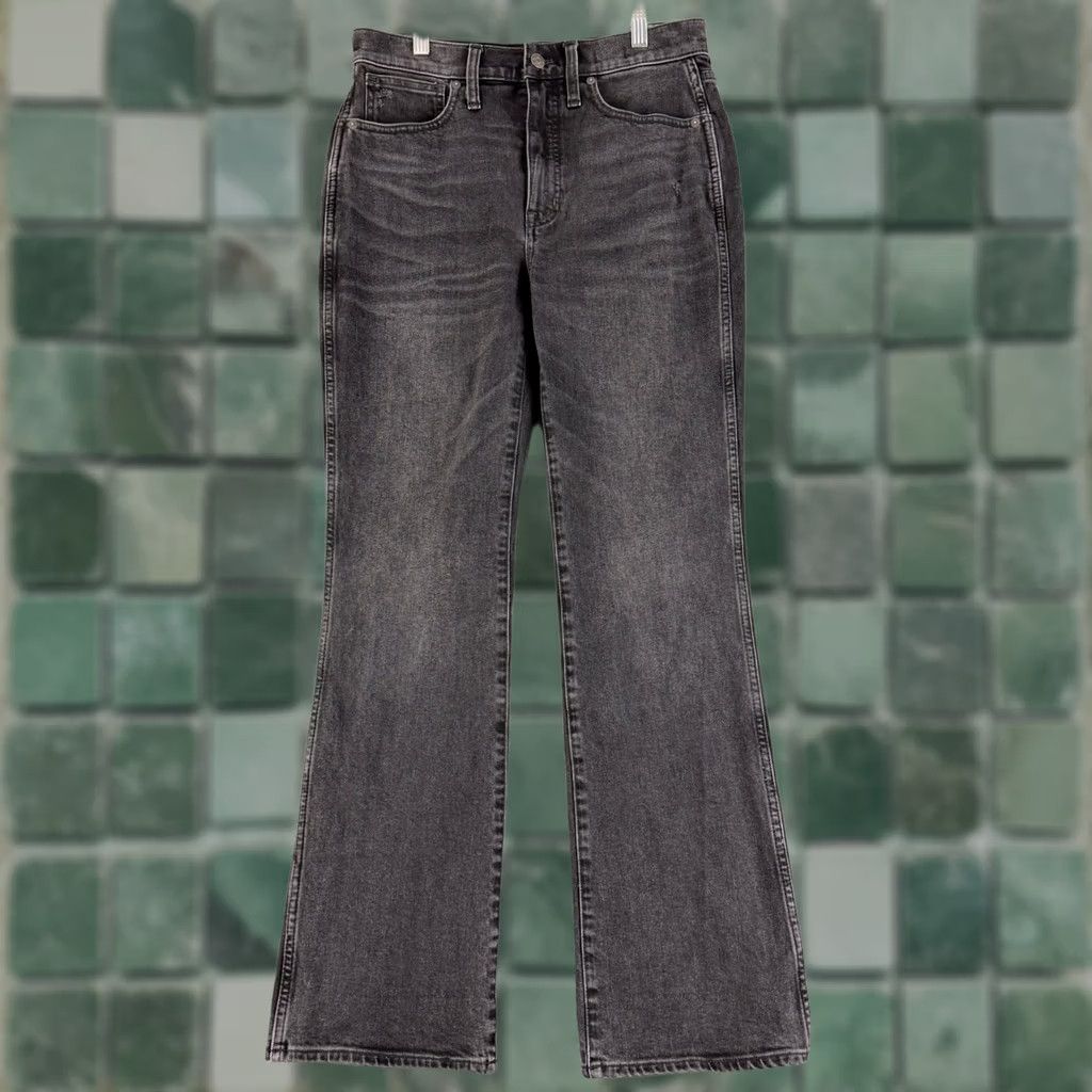 Madewell Madewell Jeans Womens 27 Black High Rise Bootcut Stretch Denim Faded Wash Jeans Size 27" / US 4 / IT 40 - 1 Thumbnail