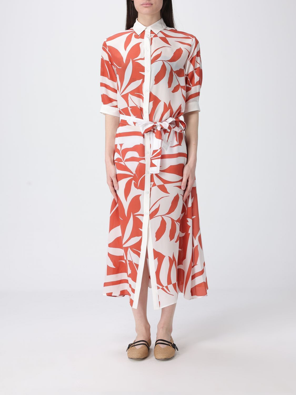 Max Mara Max Mara Dress Woman Multicolor Size L / US 10 / IT 46 - 1 Thumbnail