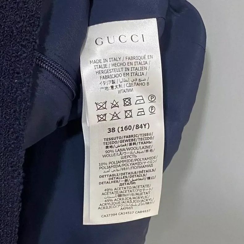 Gucci Gucci Dark blue pocket metal chain dress 2504-Nextarrow Size XS / US 0-2 / IT 36-38 - 5 Thumbnail