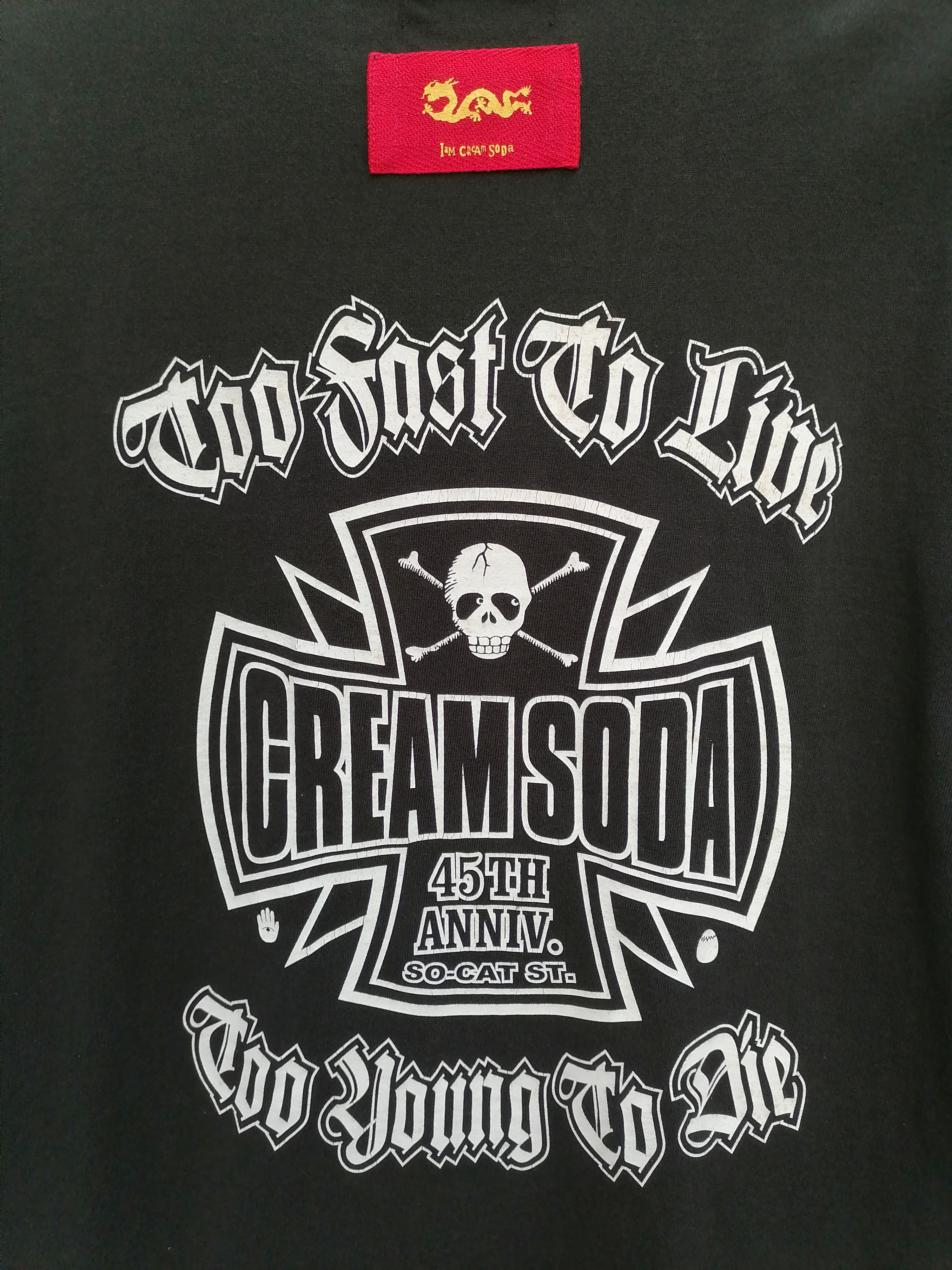 Hysteric Glamour × If Six Was Nine × Japanese Brand Cream Soda 45Th Anniversary Flash Long Sleeve T-shirt Size US M / EU 48-50 / 2 - 2 Thumbnail