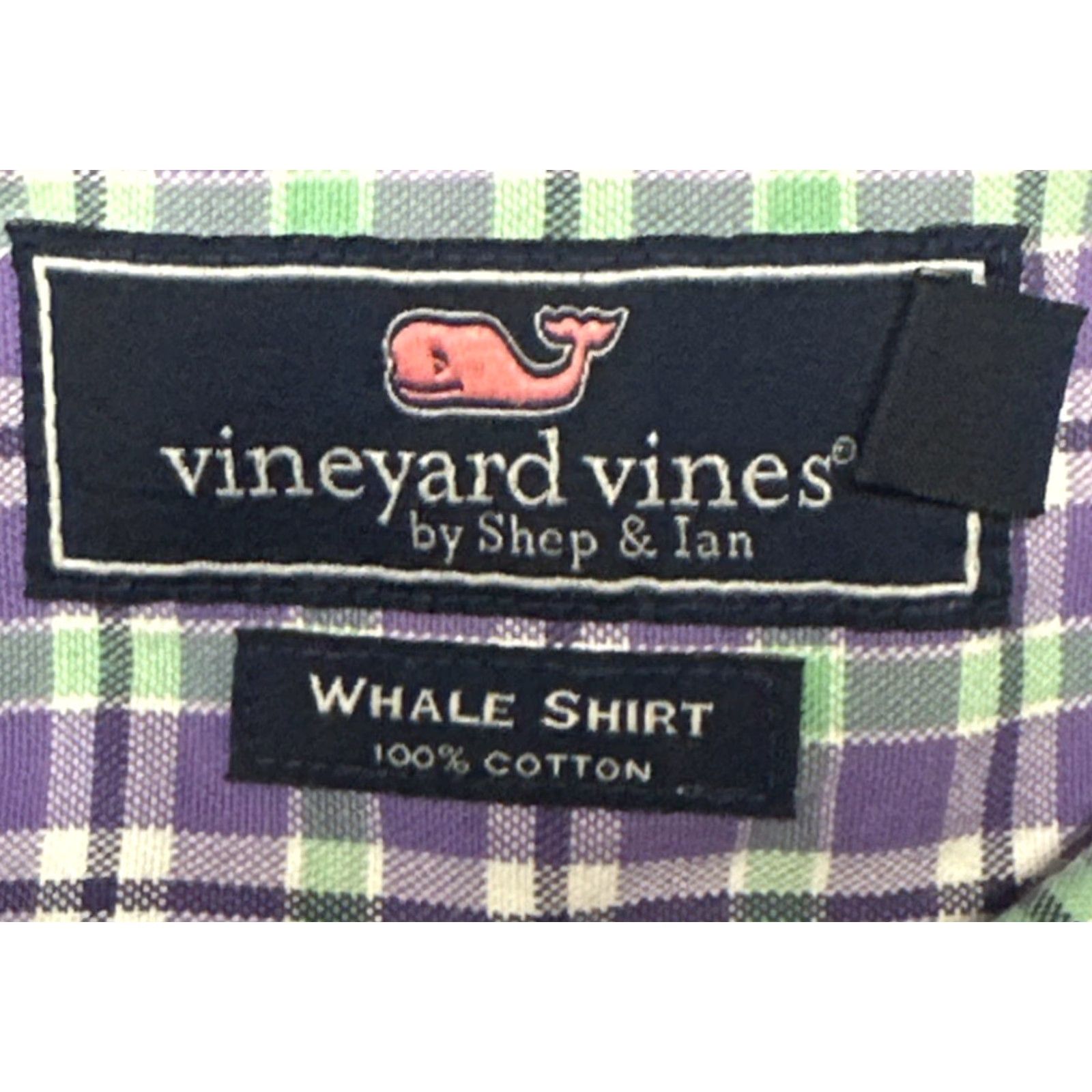 Vineyard Vines Vineyard Vines The Whale Shirt Long Sleeve Button-Down Purple Mens XL Pattern Plaid Button-Up Casual Size US XL / EU 56 / 4 - 2 Thumbnail