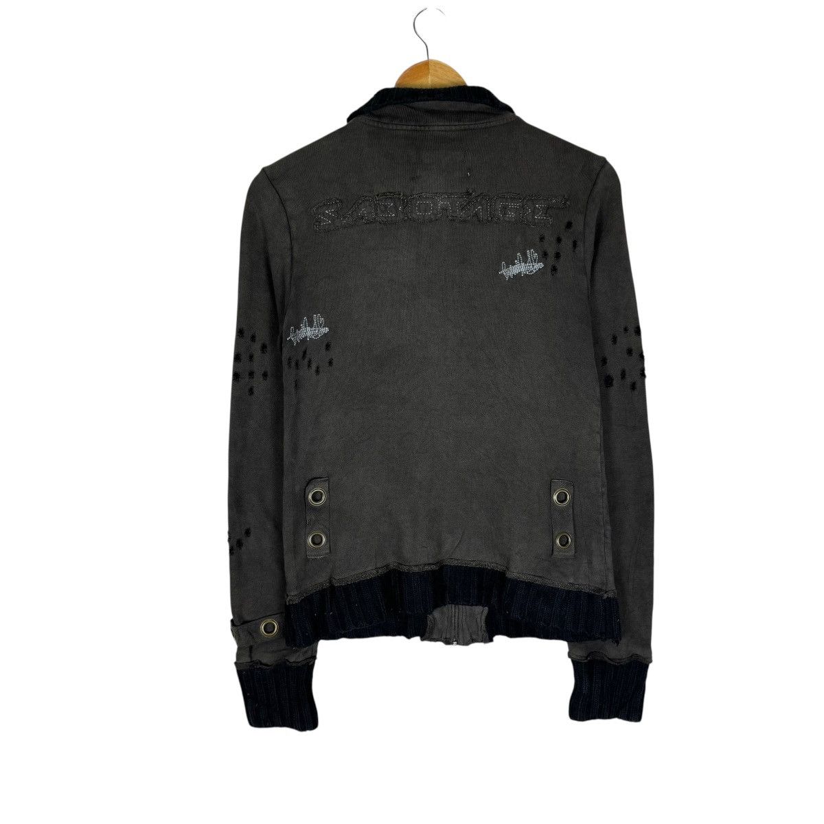 Japanese Brand 🌟SABOTAGE PAUL HARVEY SHOTGUN SWEATER LIKE NUMBER NINE Size US S / EU 44-46 / 1 - 7 Thumbnail