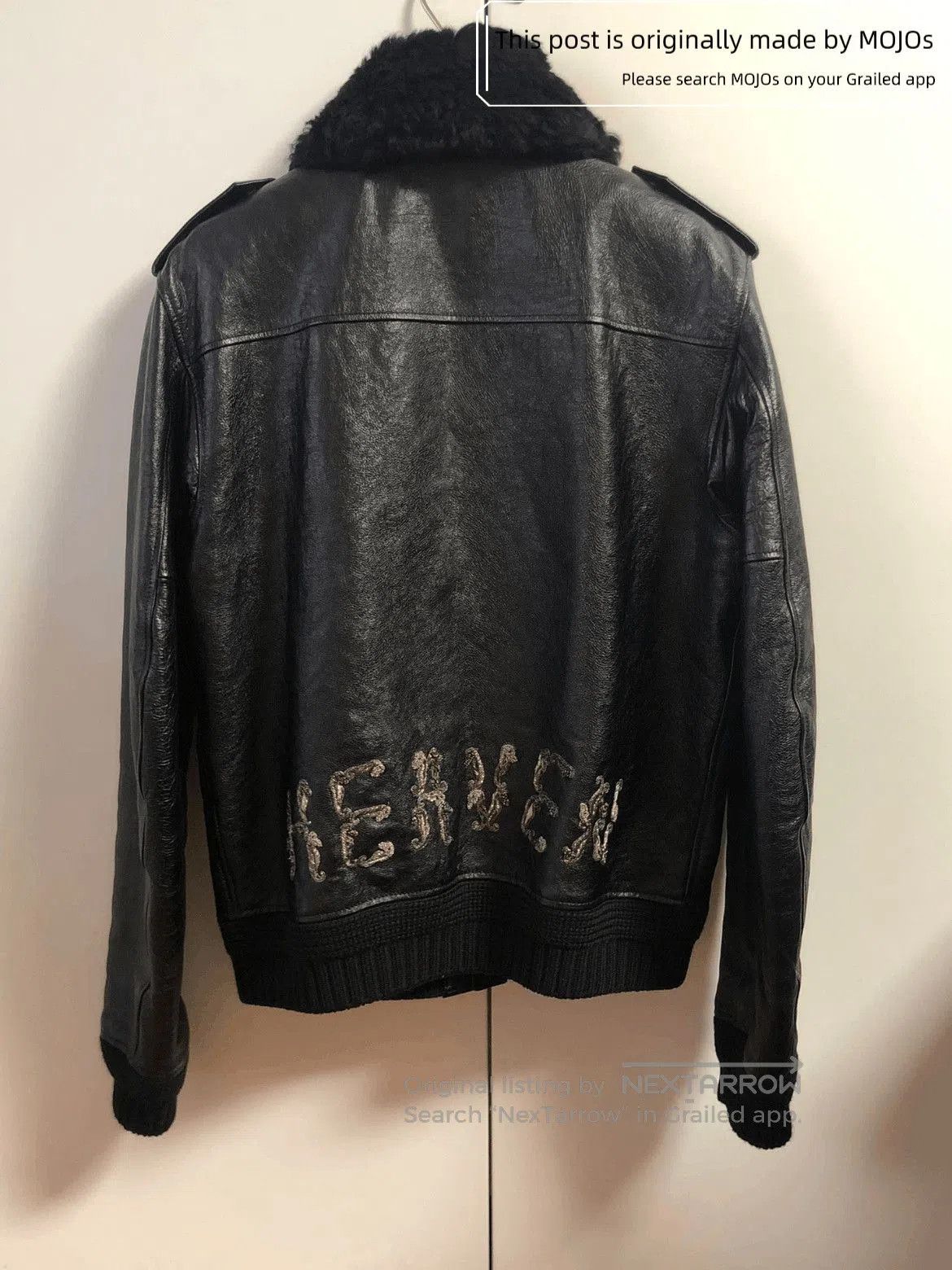 Saint Laurent Paris Sz 46 Saint Laurent Paris Heaven Stitches Leather Coat. Size US S / EU 44-46 / 1 - 4 Thumbnail