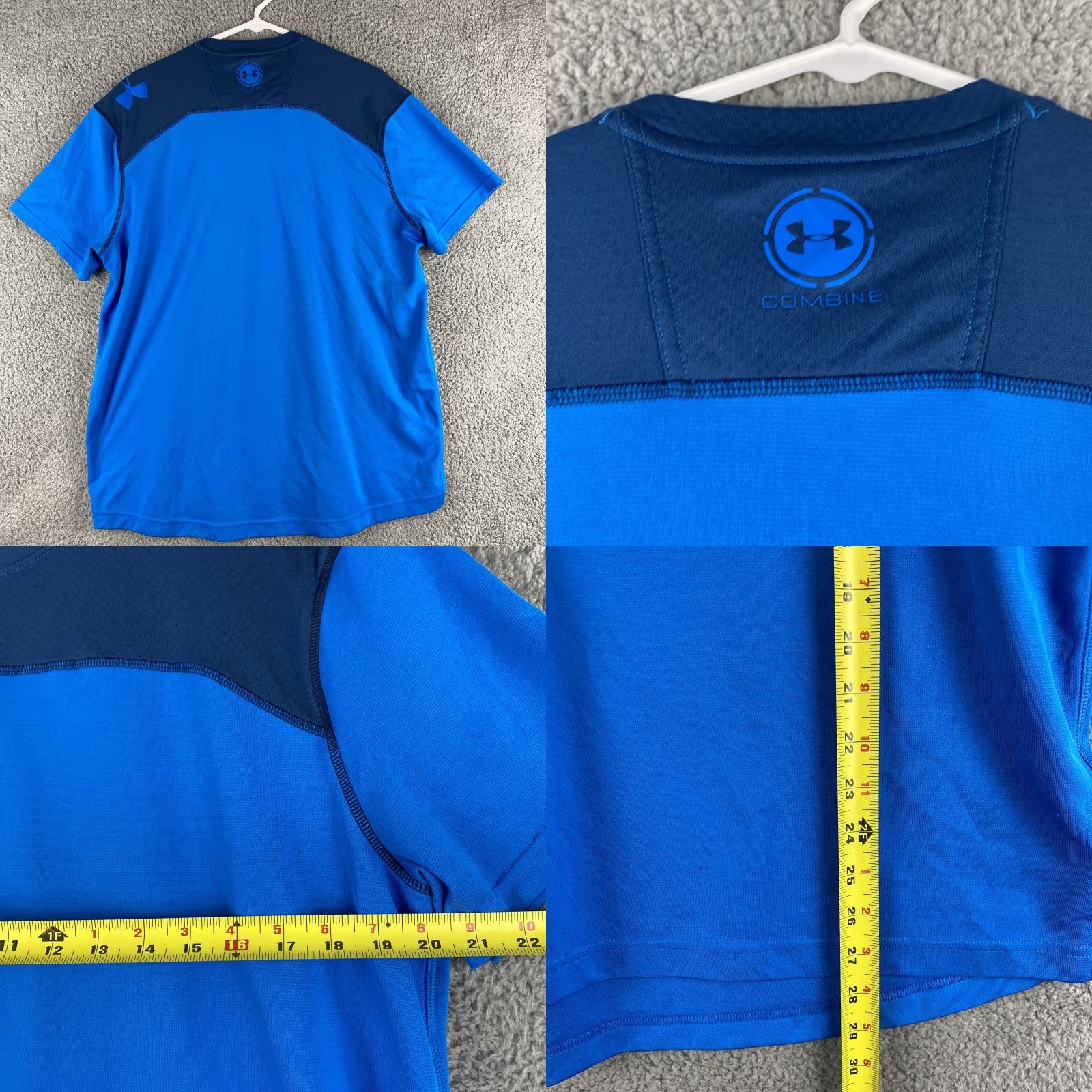 Under Armour Under Armour T-Shirt Adult XL Blue Lightweight Gym Casual Mens Graphic Tee Crew Neck Short Sleeve 40-33 Regular Logo Size US XL / EU 56 / 4 - 8 Thumbnail