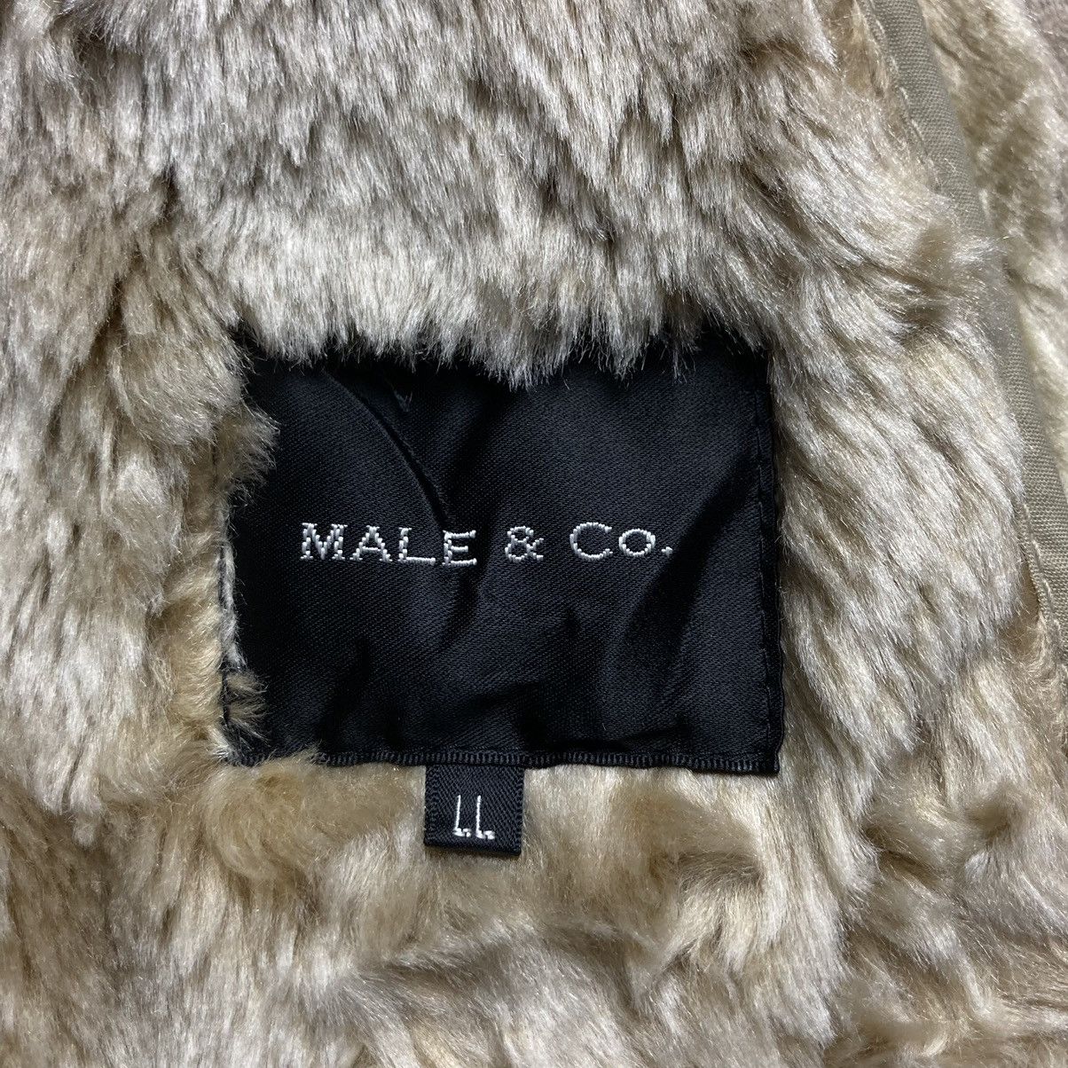 Le Grande Bleu (L.G.B.) 🇯🇵 MALE & CO SUEDE LEATHER LINED FAUX FUR JACKET Size US XL / EU 56 / 4 - 15 Thumbnail
