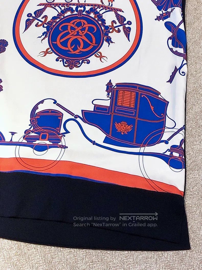 Hermes Hermes Twillaine Series Silk Patchwork Dress Size XS / US 0-2 / IT 36-38 - 4 Thumbnail