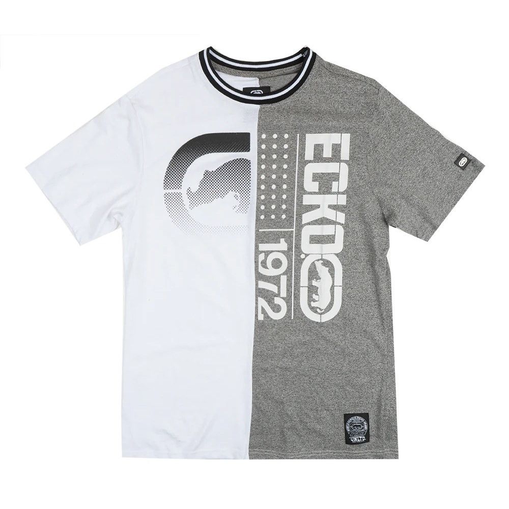 Ecko Unltd. Ecko Unltd T-Shirt Split Panel Stitched Short Sleeve Tee Size US L / EU 52-54 / 3 - 1 Thumbnail