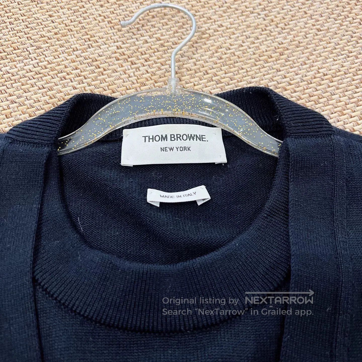 Thom Browne Thom Browne Navy Cardigan Sweater L. Size US L / EU 52-54 / 3 - 6 Thumbnail