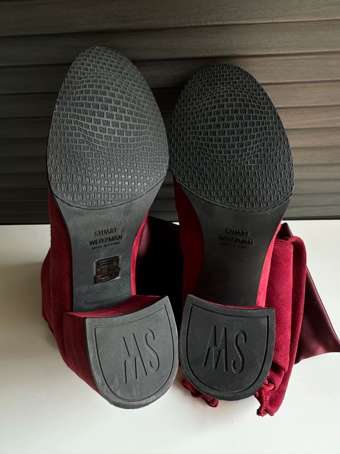 Stuart Weitzman Stuart Weitzman Red Suede Boots Size US XXS / EU 40 - 5 Thumbnail