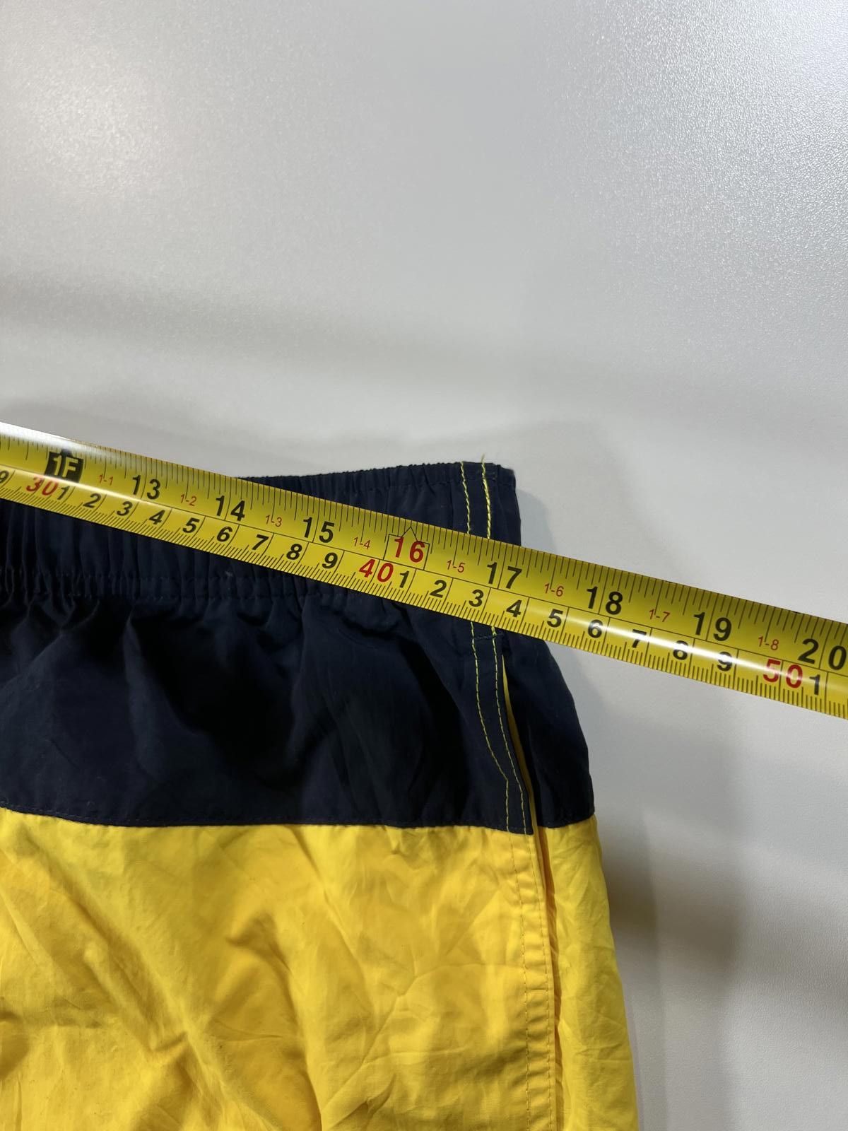 Nautica Nautica Men's Yellow and Navy Swim Shorts Size US 34 / EU 50 - 7 Thumbnail