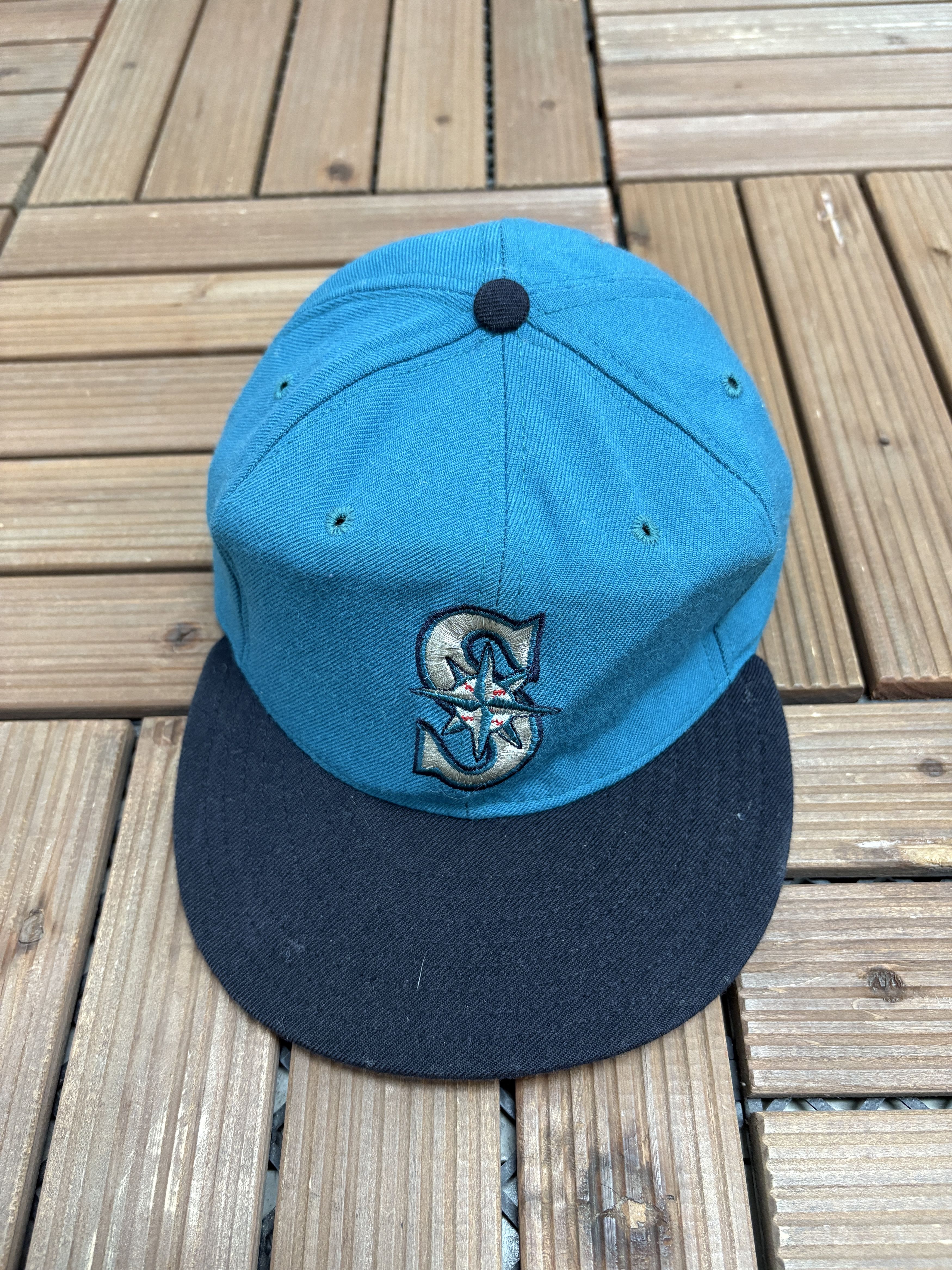 New Era × Vintage Seattle Mariners Embroidered Vintage Hat Cap Size 7 1/8 Size ONE SIZE - 2 Thumbnail