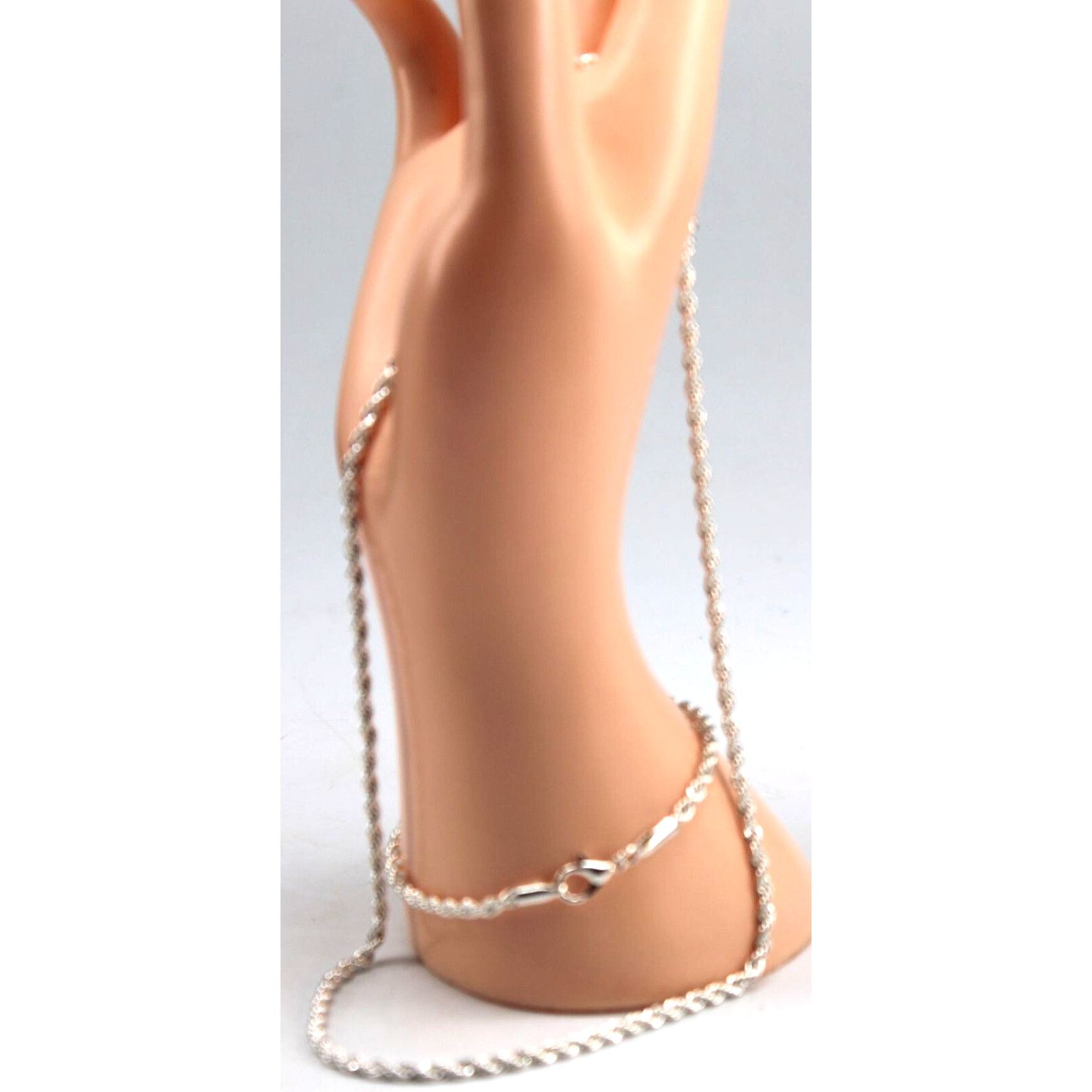 Other Dazzling Silver Tone Chain 17" Necklace 7" Bracelet Set Size ONE SIZE - 3 Thumbnail
