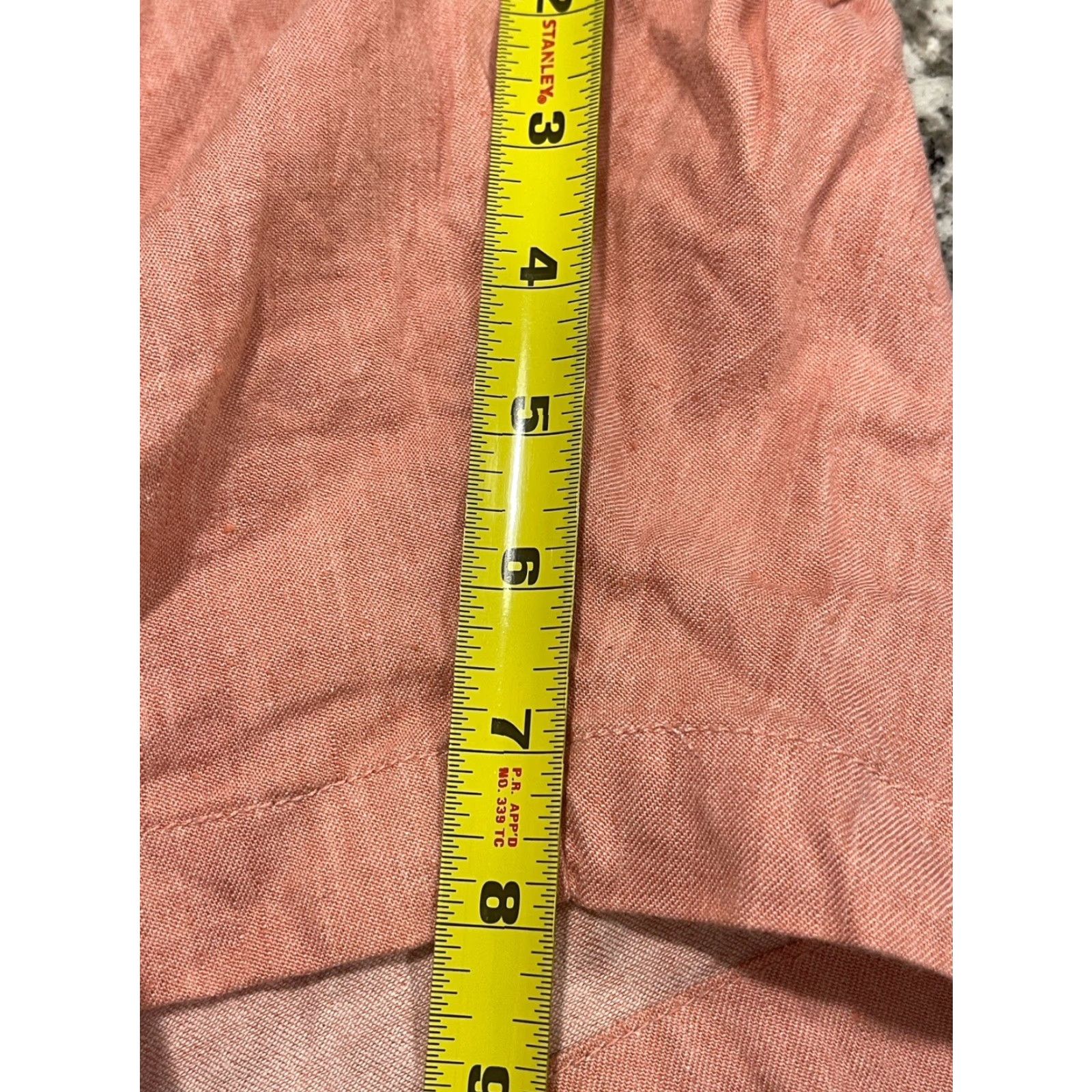 Faherty Faherty Shorts 32 Linen Blend Organic Drawstring Stretch Preppy Beach Salmon Size US 32 / EU 48 - 8 Thumbnail