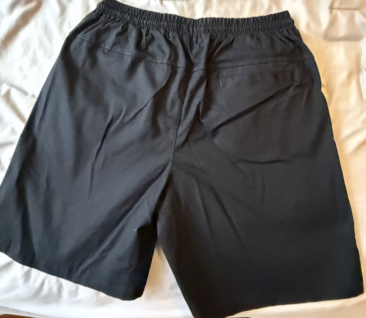 Boohoo BooHooMan Black Cross Stitched Shorts Size L Size US 36 / EU 52 - 3 Thumbnail