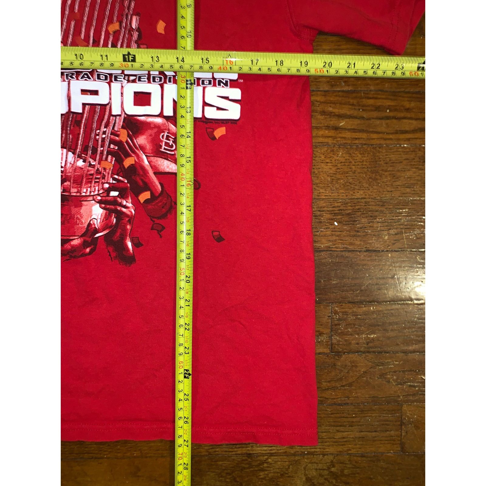 Lee St Louis Cardinals World Series Champions T Shirt Lee Medium Size US M / EU 48-50 / 2 - 5 Thumbnail