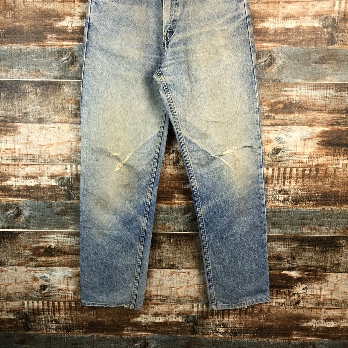 Levi's DL Levis 610 orange tag Distressed Denim Pants #C631 Size US 30 / EU 46 - 3 Thumbnail