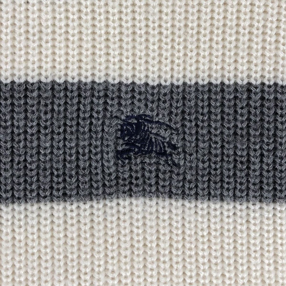 Burberry Burberry Black Label Striped Wool/Acrylic Sweatshirt Size US M / EU 48-50 / 2 - 5 Thumbnail