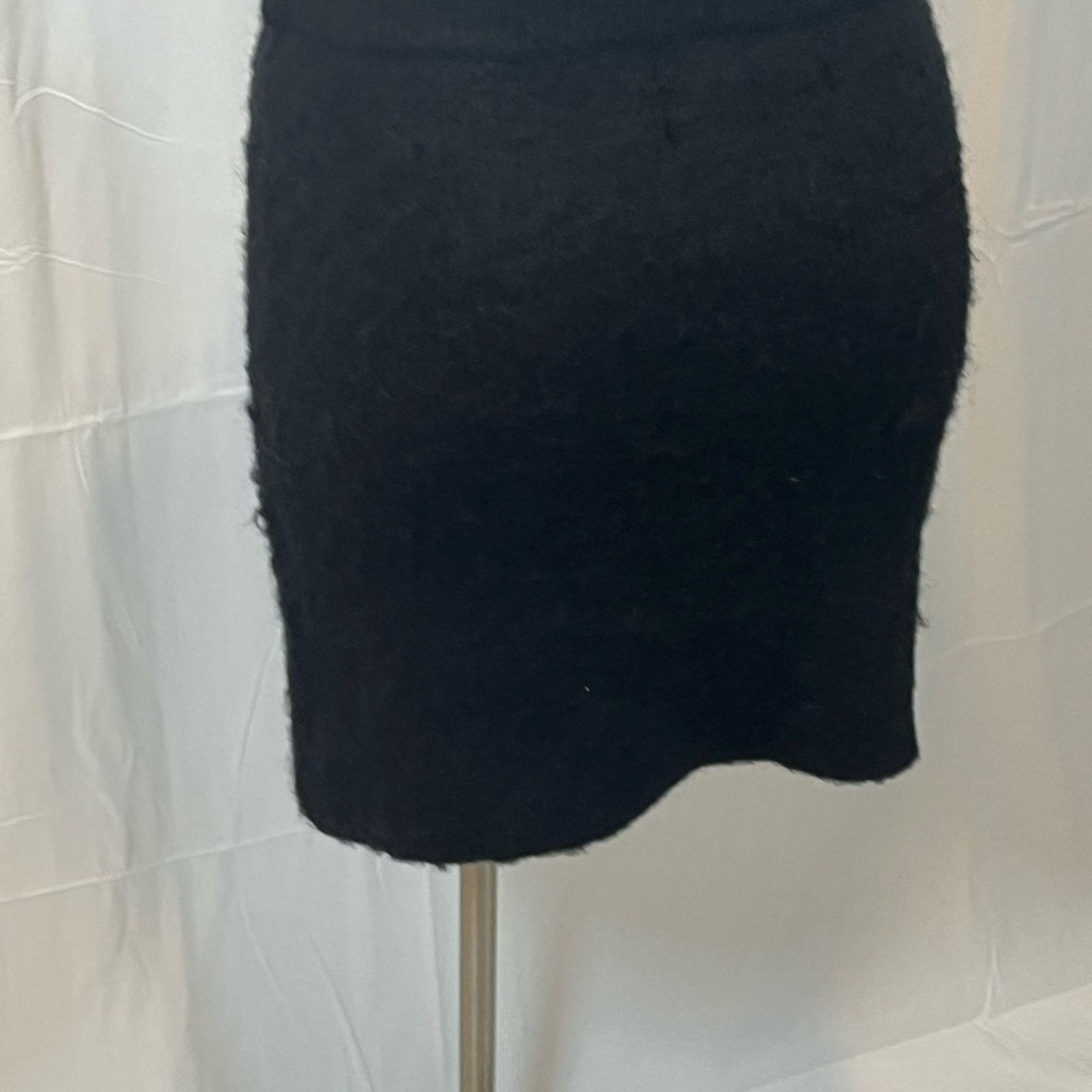 Awful Lot of Cough Syrup Awful Lot Of Cough Syrup Black Mohair Skirt Size 36" / US 14 / IT 50 - 8 Thumbnail
