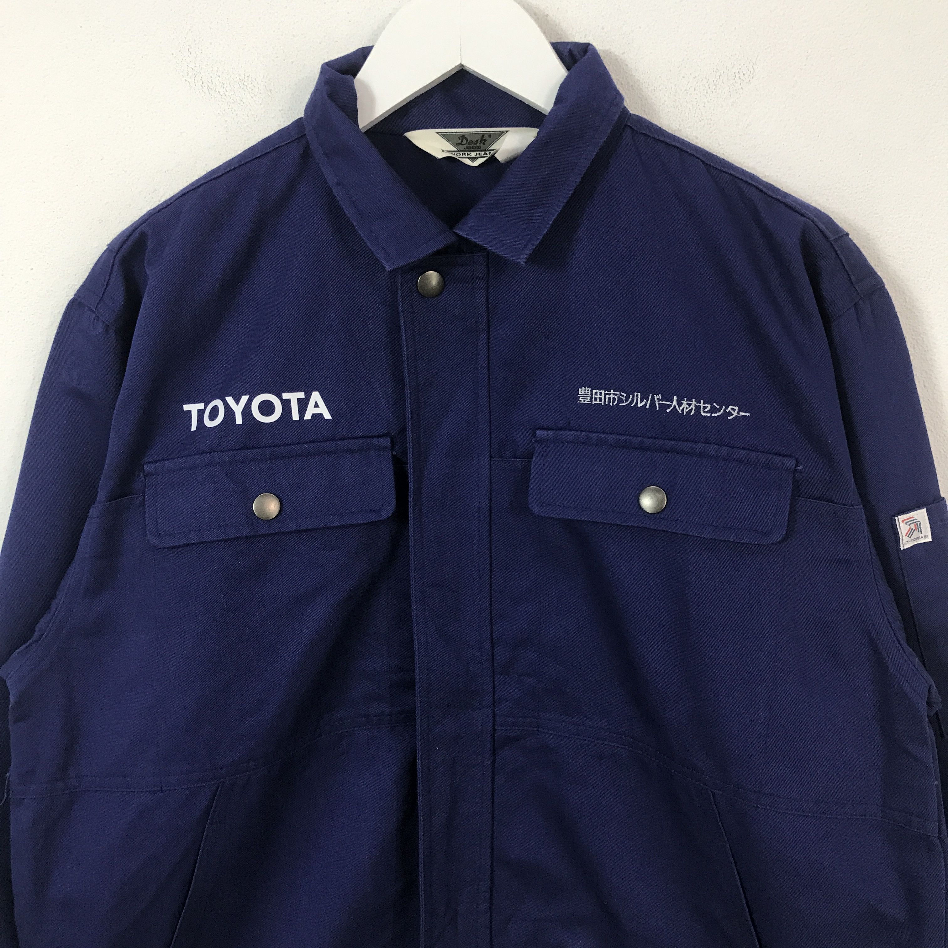 Japanese Brand Vtg Toyota Racing Uniform Custom work jacket K69B18 Size US L / EU 52-54 / 3 - 4 Thumbnail